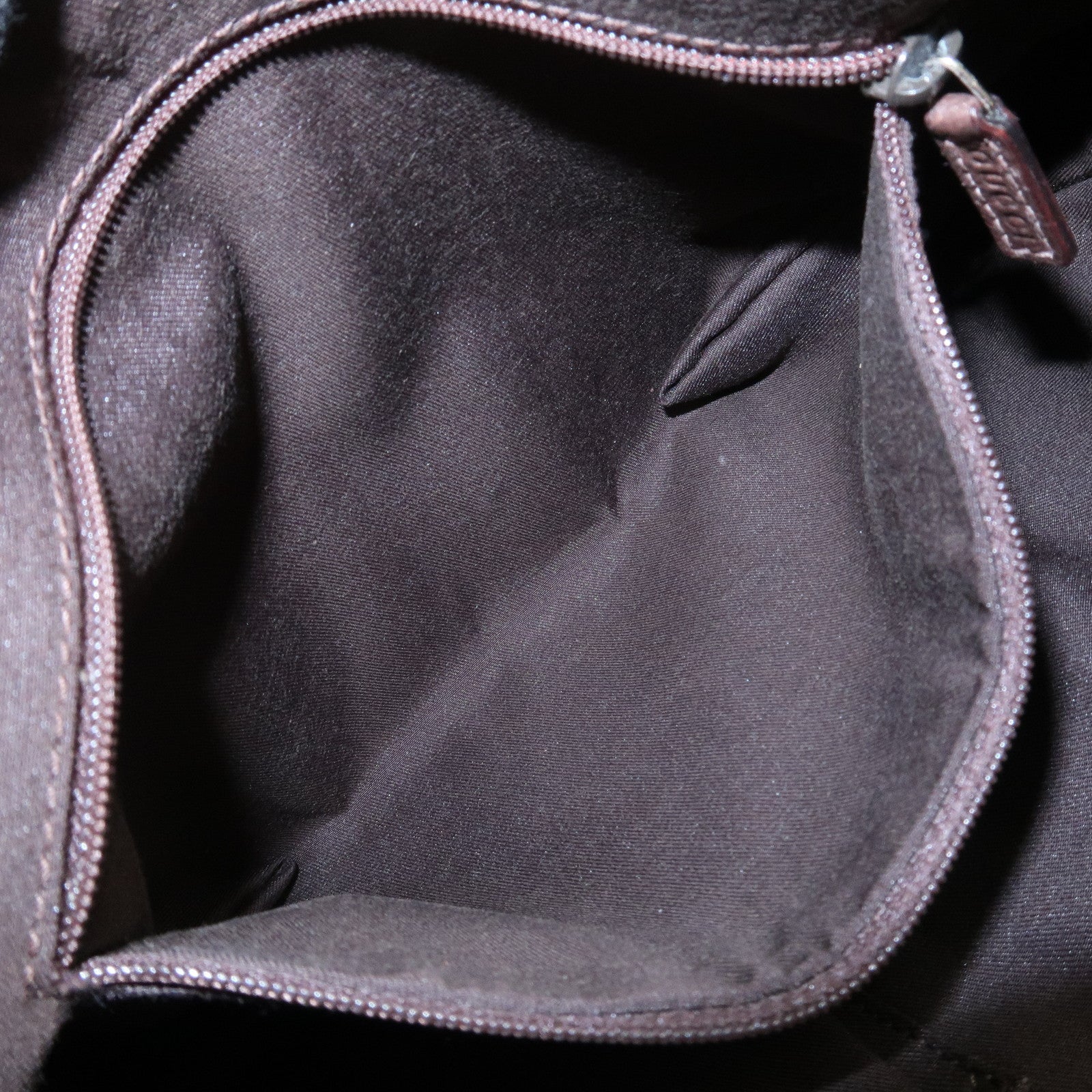 GUCCI GG Canvas Leather Shoulder Bag Hand Bag Beige Brown 146244