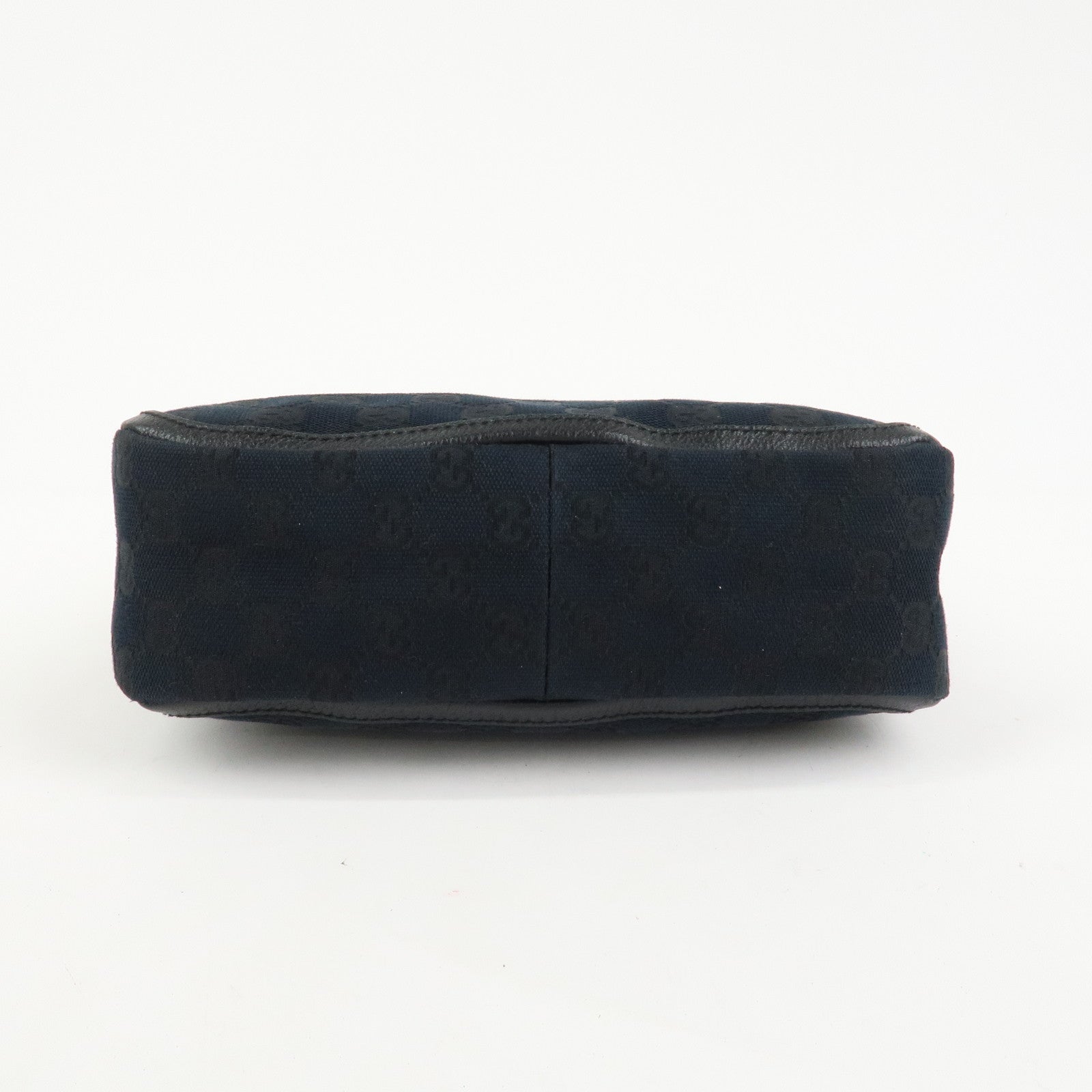 GUCCI GG Monogram Canvas Shoulder Bag Hand Bag Black 146244