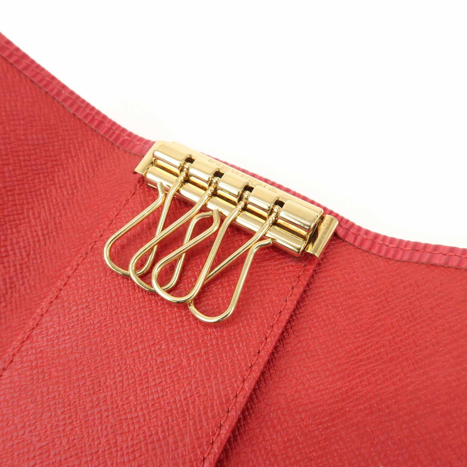 Louis Vuitton Epi Leather Multicle 4 Key Case Rouge M6382E