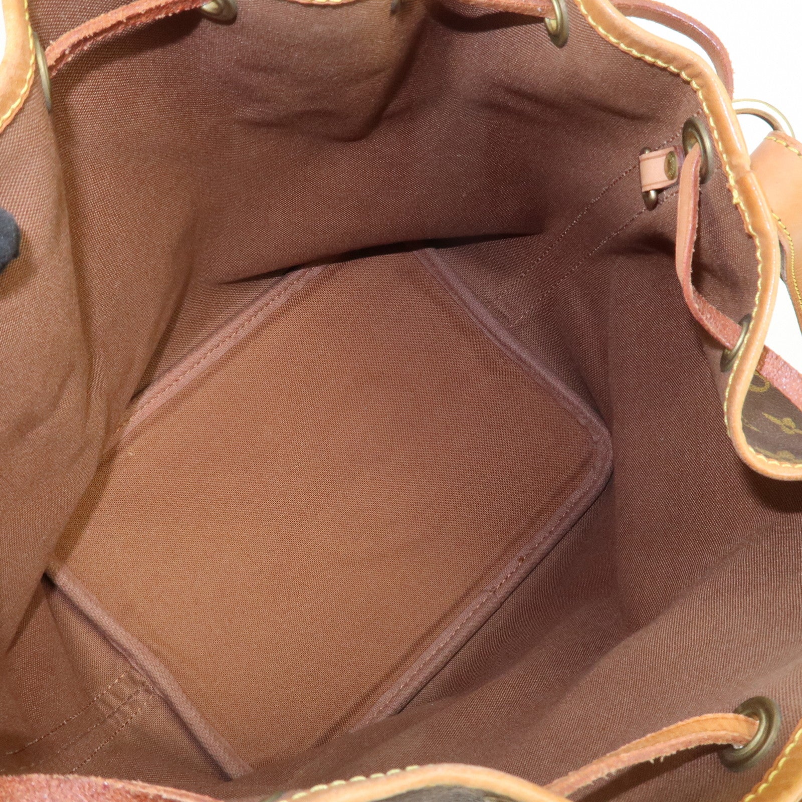 Louis Vuitton Monogram Petit Noe Shoulder Bag Brown M42226