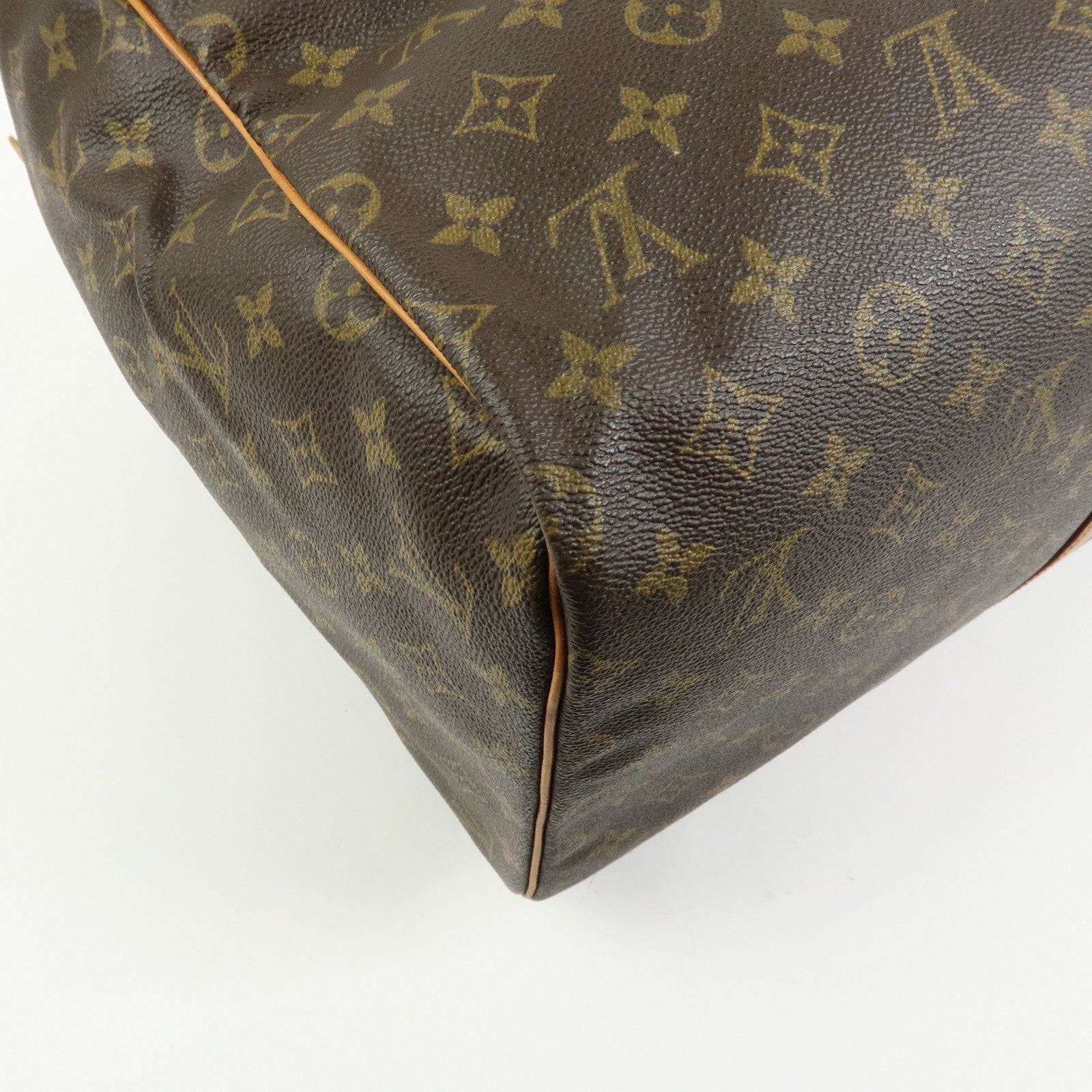 Louis Vuitton Monogram Sac Souple 55 Boston Bag Brown M41622
