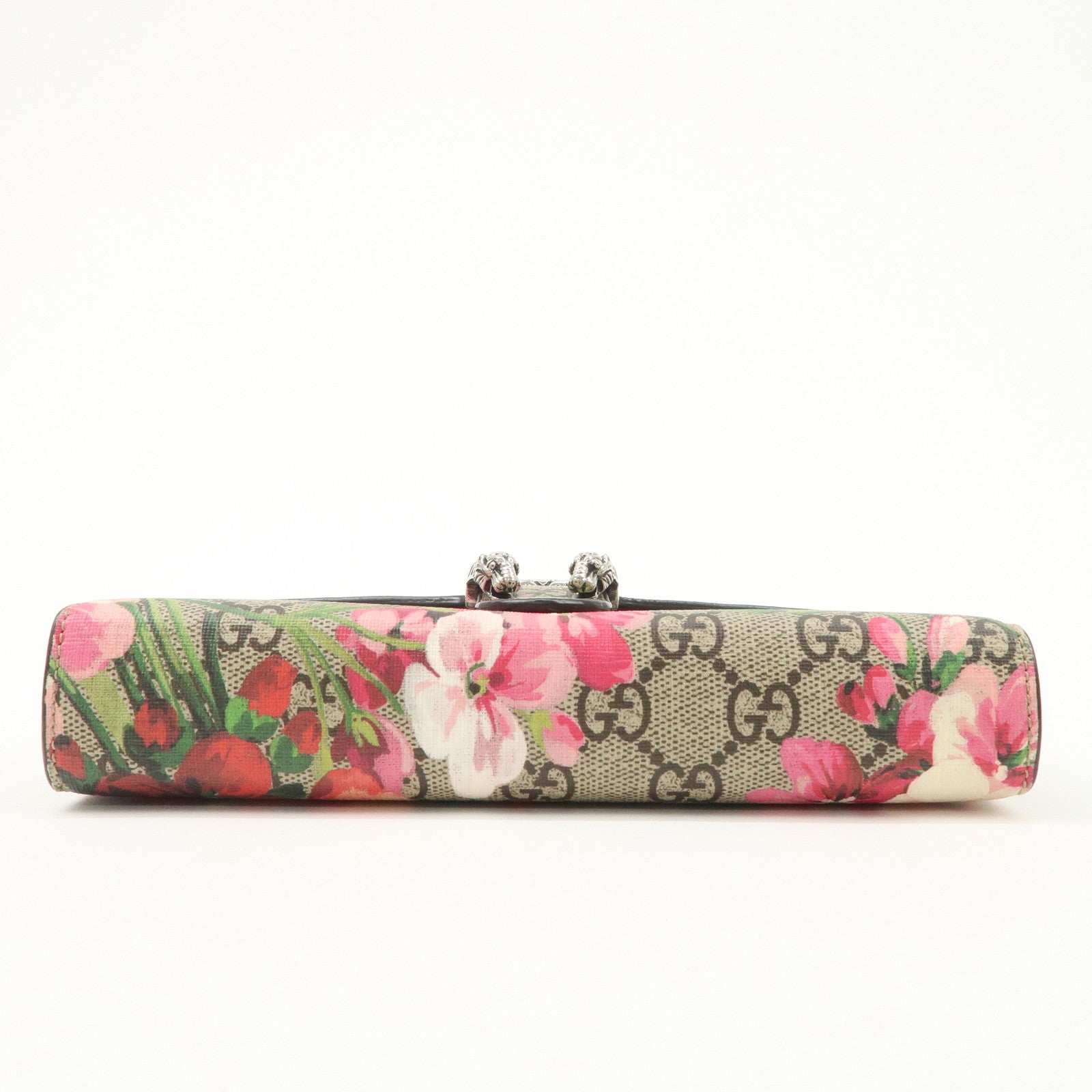 GUCCI Dionysus GG Supreme Chain Shoulder Bag Flower Beige 401231