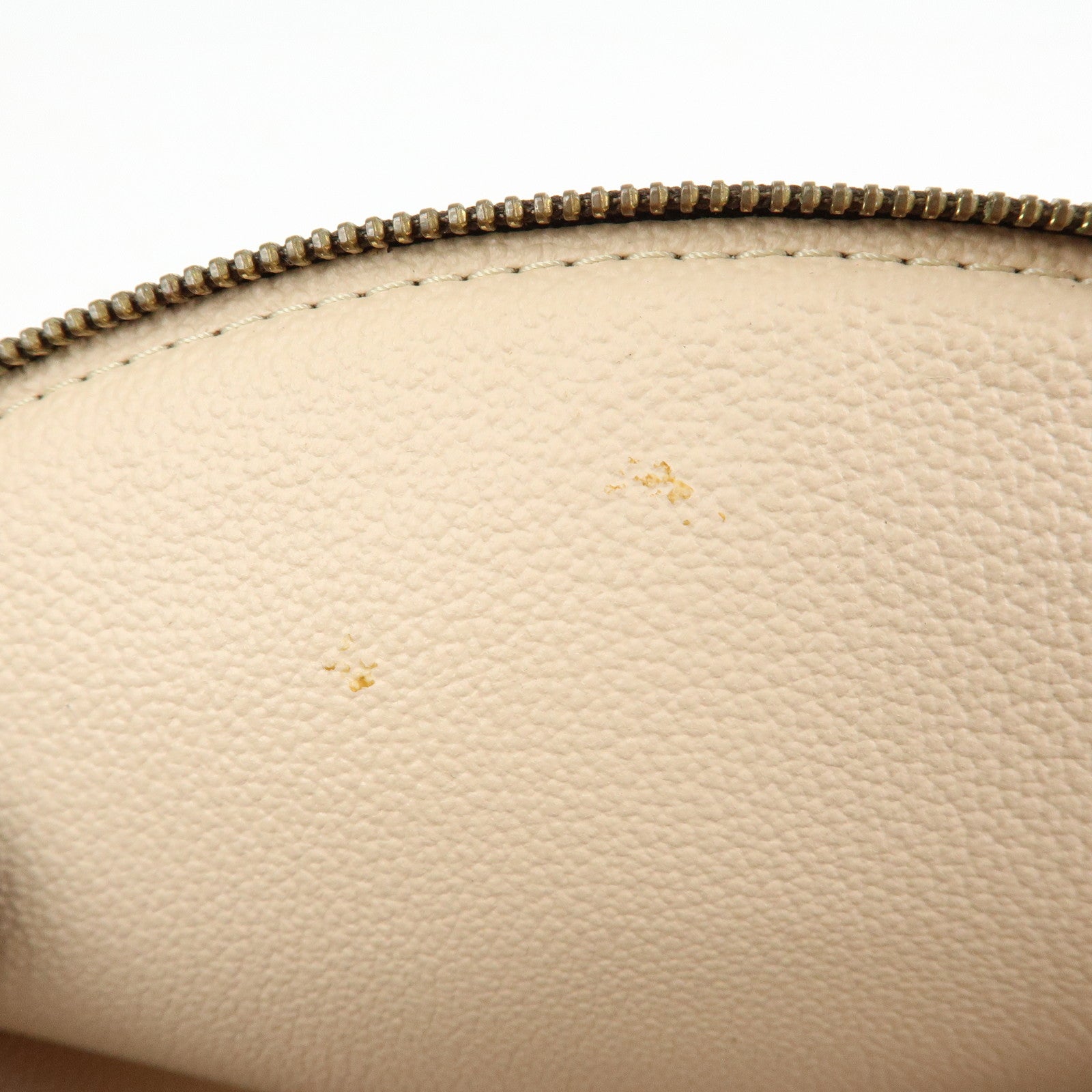 Louis Vuitton Monogram Trousse Demi Ronde Pouch M47520
