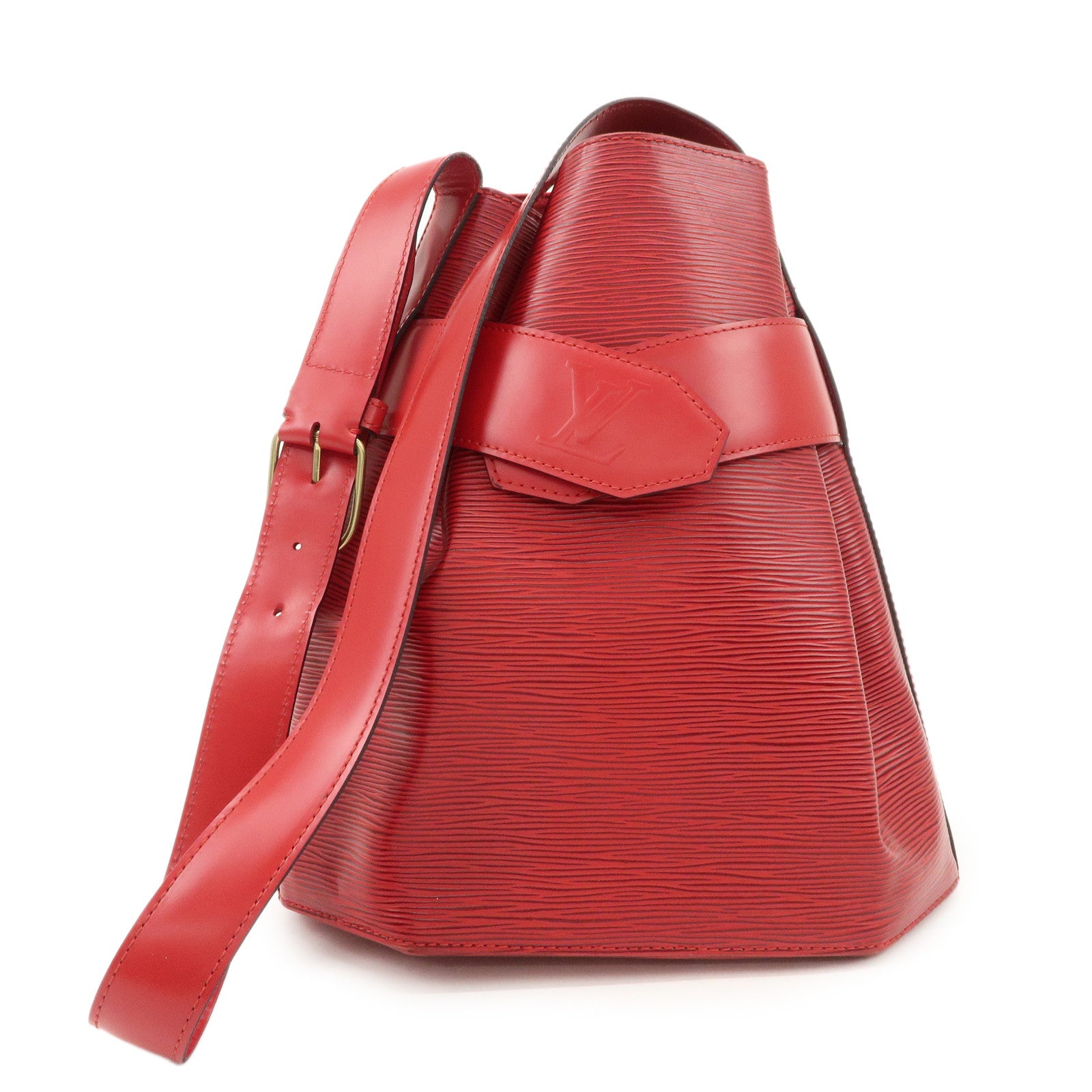 Louis Vuitton Epi Sac de Paul Shoulder Bag Castilian Red M80207