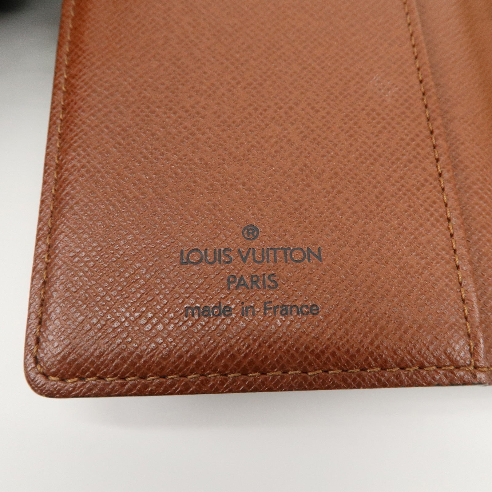 Louis Vuitton Monogram Agenda PM Planner Cover Brown R20005