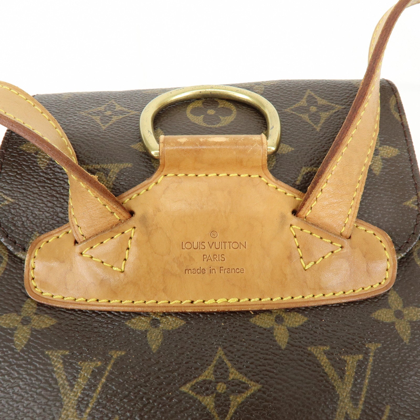 Louis Vuitton Monogram Montsouris MM Backpack Rucksack Brown M51136