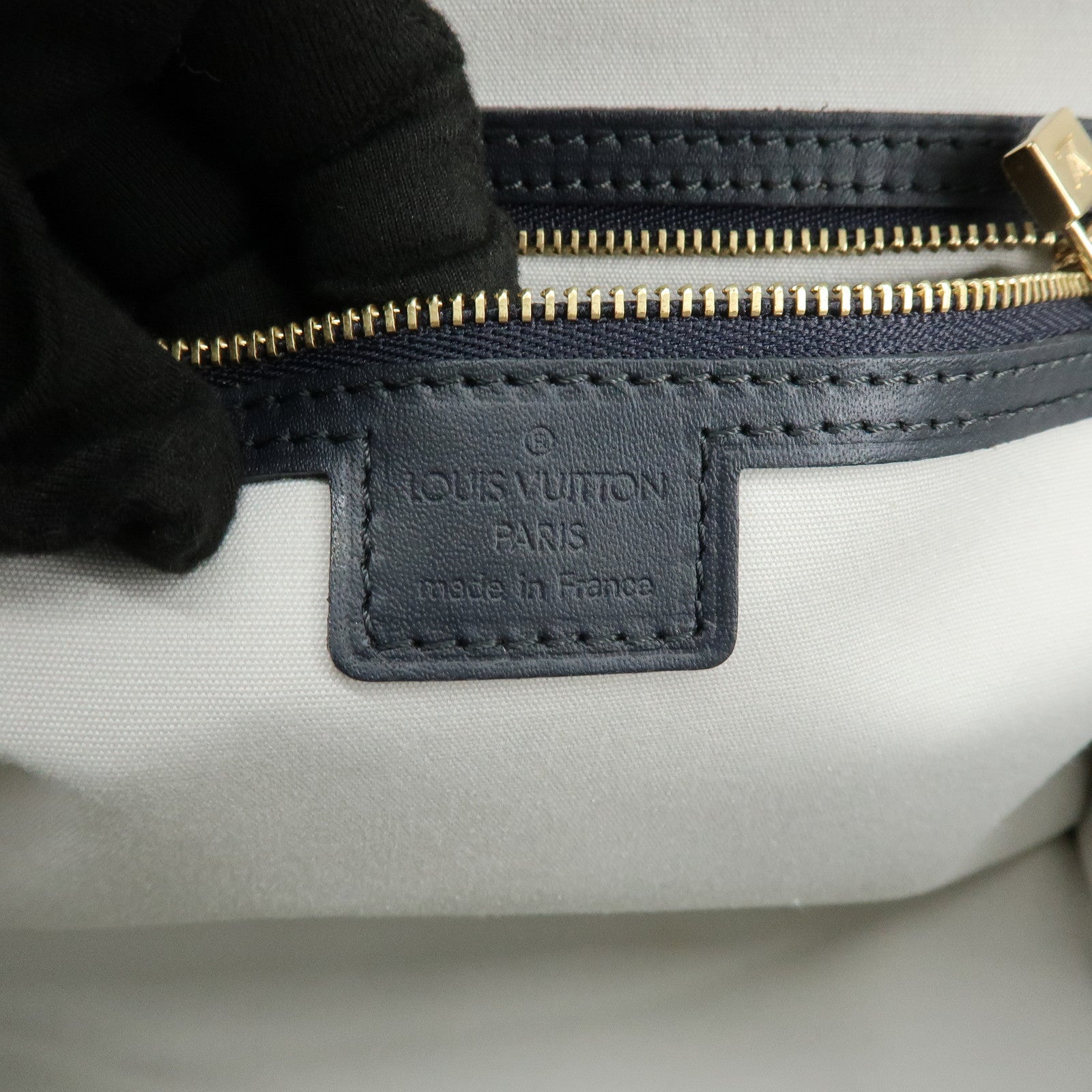 Louis Vuitton Monogram Mini Josephine GM Hand Bag Blue M92211
