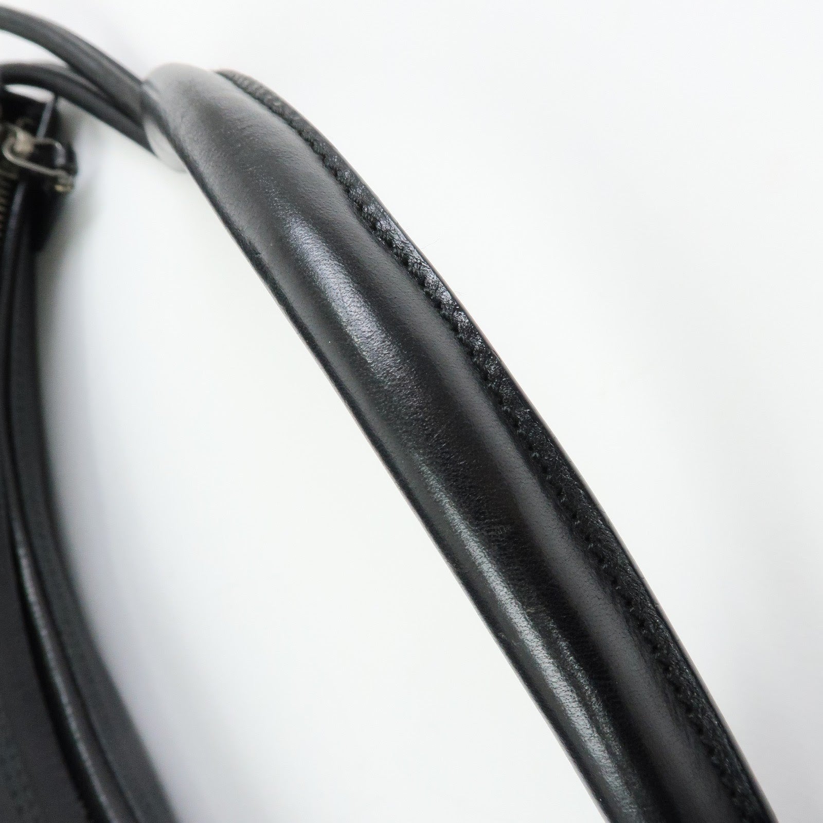 GUCCI Leather Shoulder Bag Hand Bag Tote Bag Black 001・3770