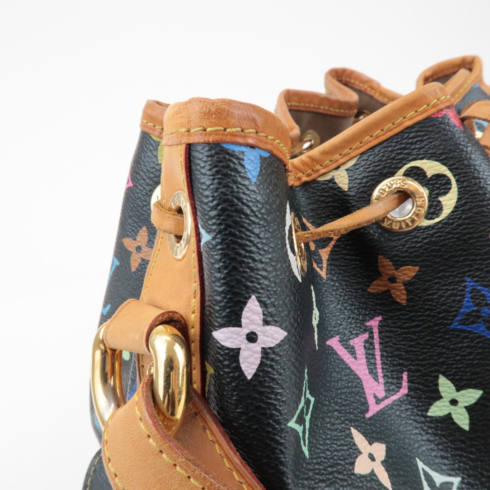 Louis Vuitton Monogram Multicolor Petit Noe Bag Noir M42230
