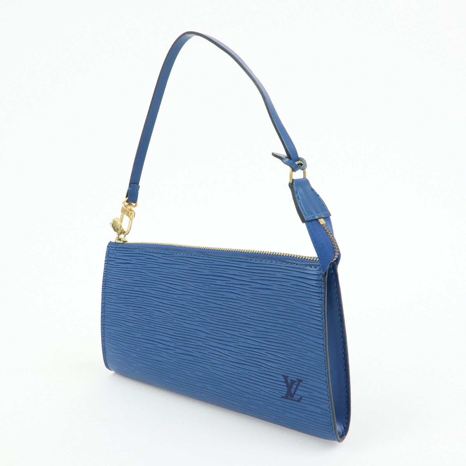 Louis Vuitton Epi Pochette Accessoires Pouch Toledo Blue M52945