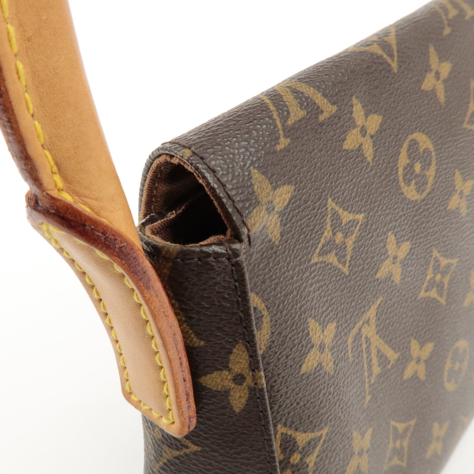 Louis Vuitton Monogram Mini Looping Shoulder Bag Brown M51147 Used