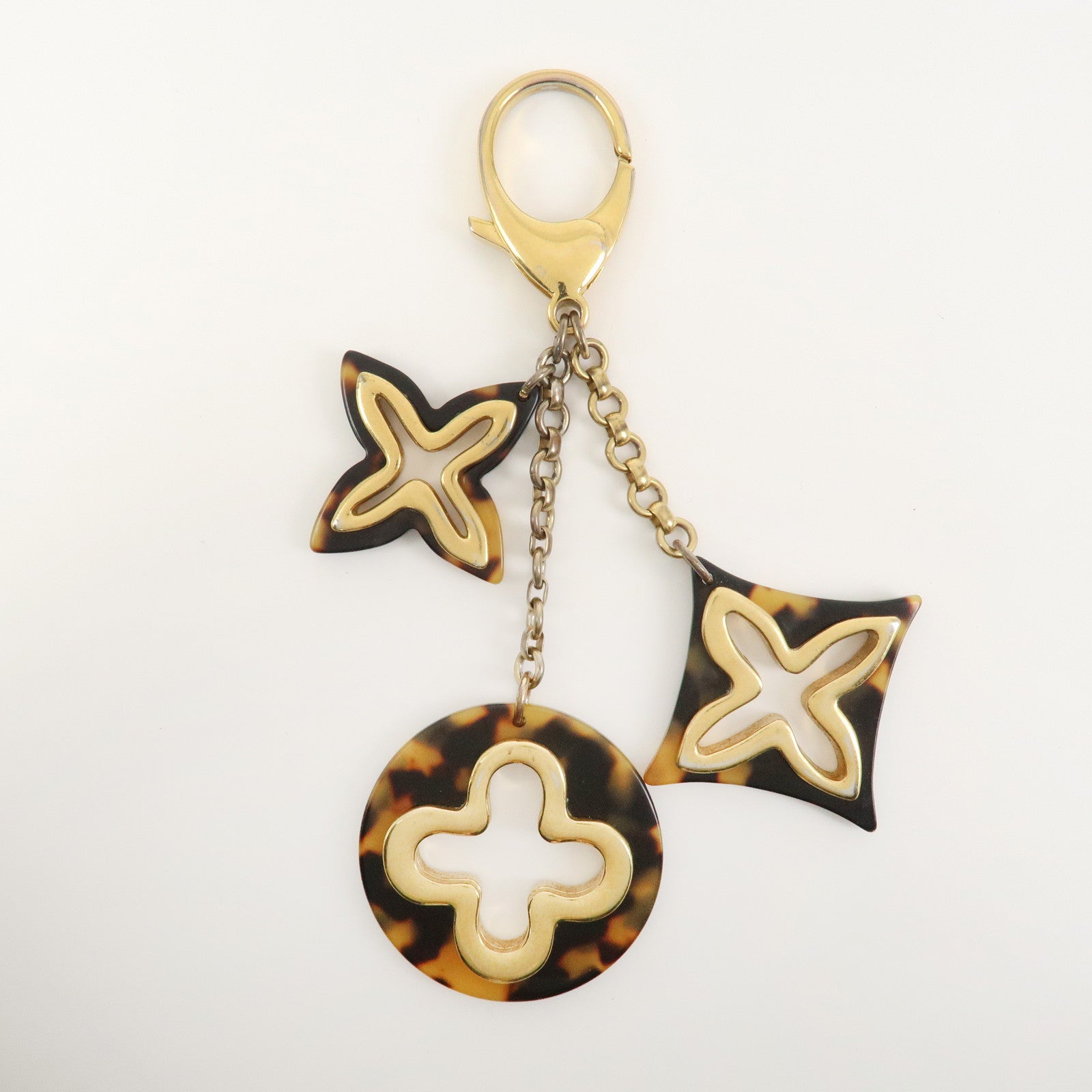 Louis Vuitton Bijou Sac Insolence Bag Charm Gold Brown M65087