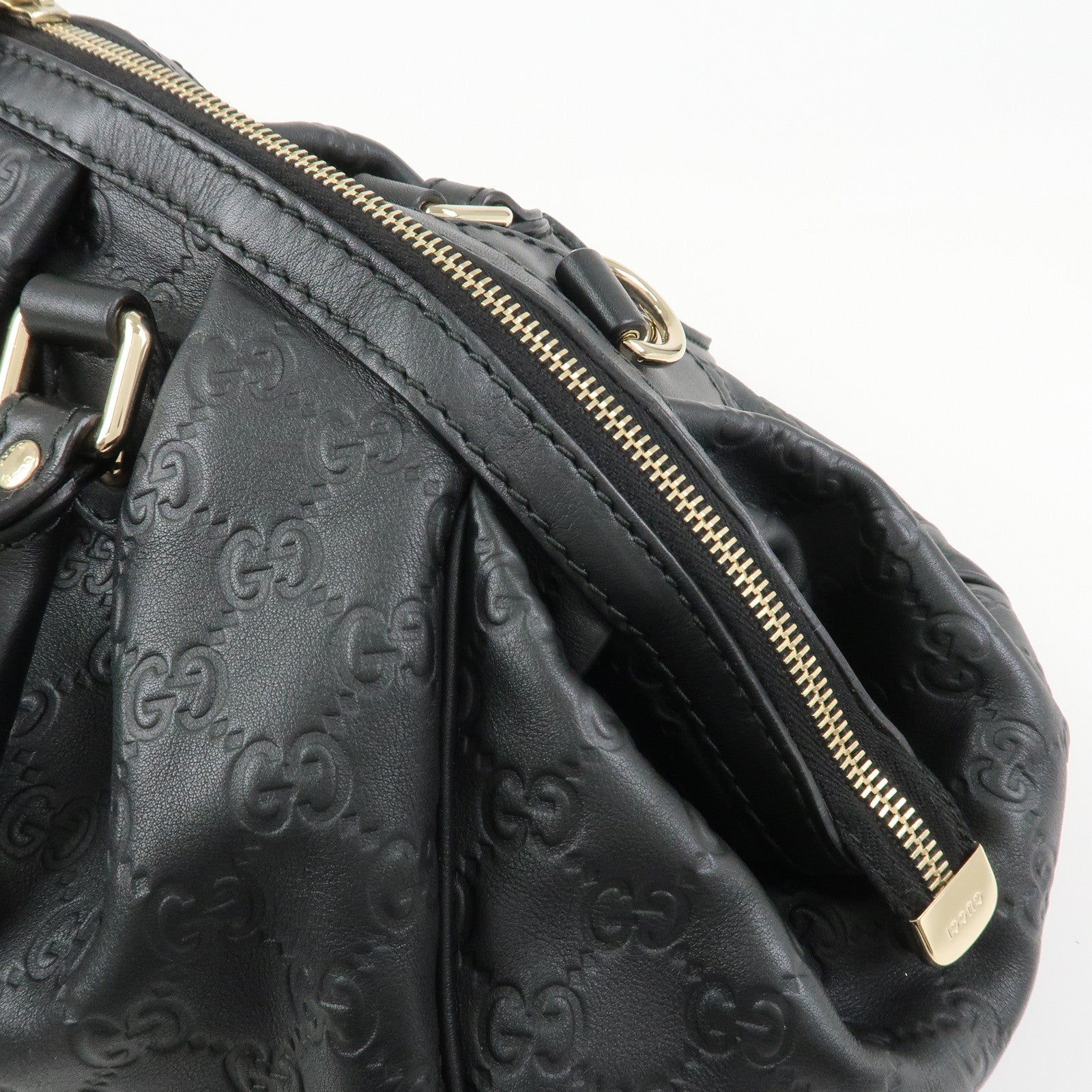 GUCCI Sukey Interlocking G Guccissima Leather 2Way Bag 223974