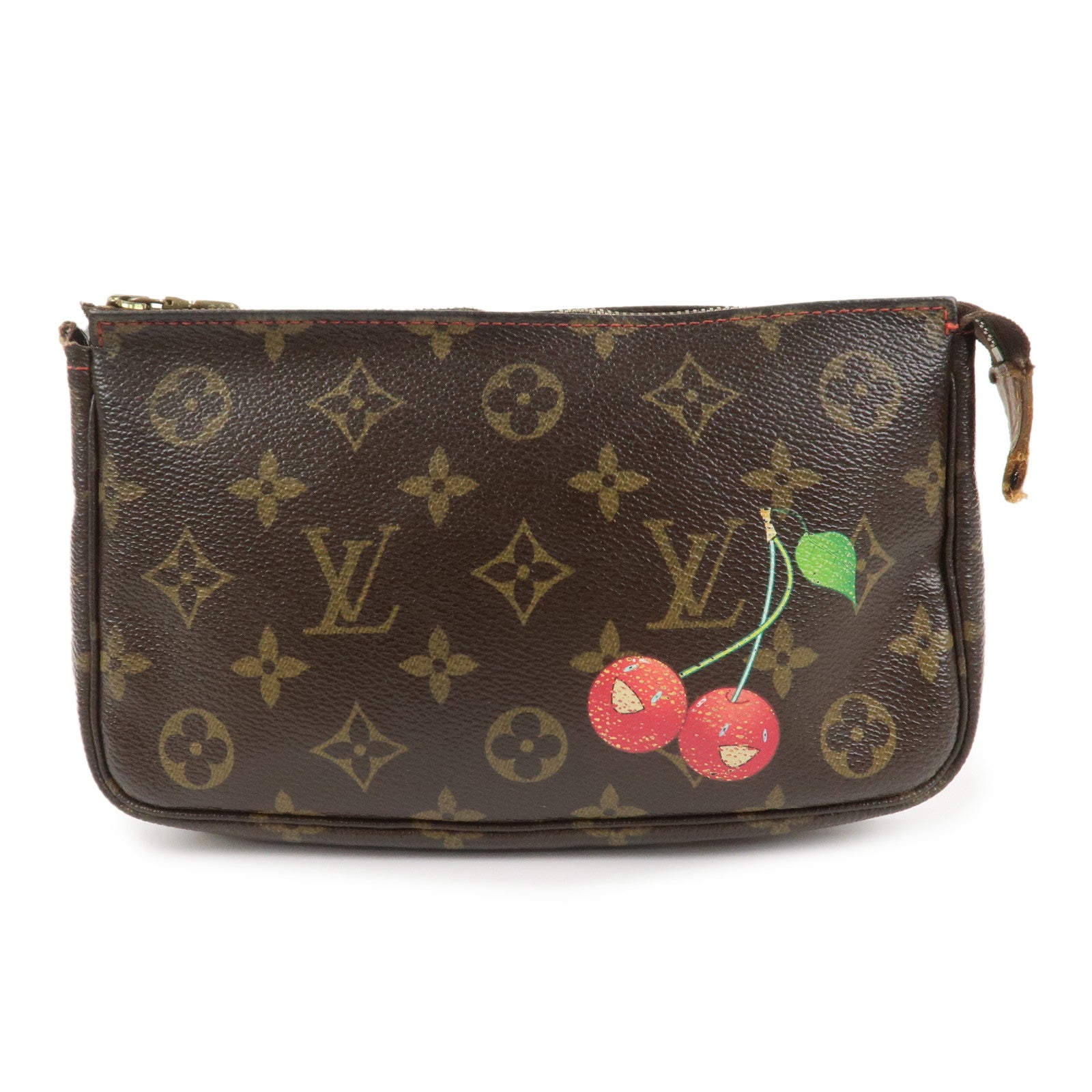 Louis Vuitton Monogram Cherry Pochette Accessoires Pouch M95008