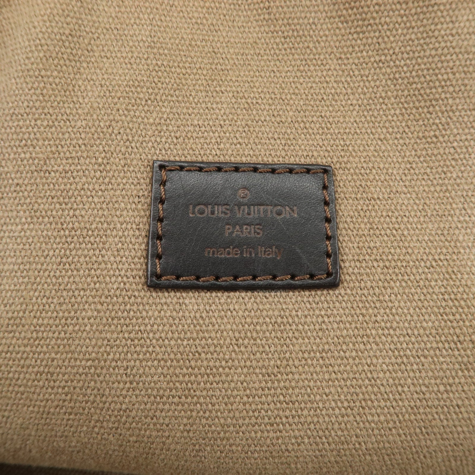Louis Vuitton Utah Leather Irokuwa Crossbody Bag Cafe M92534 Used