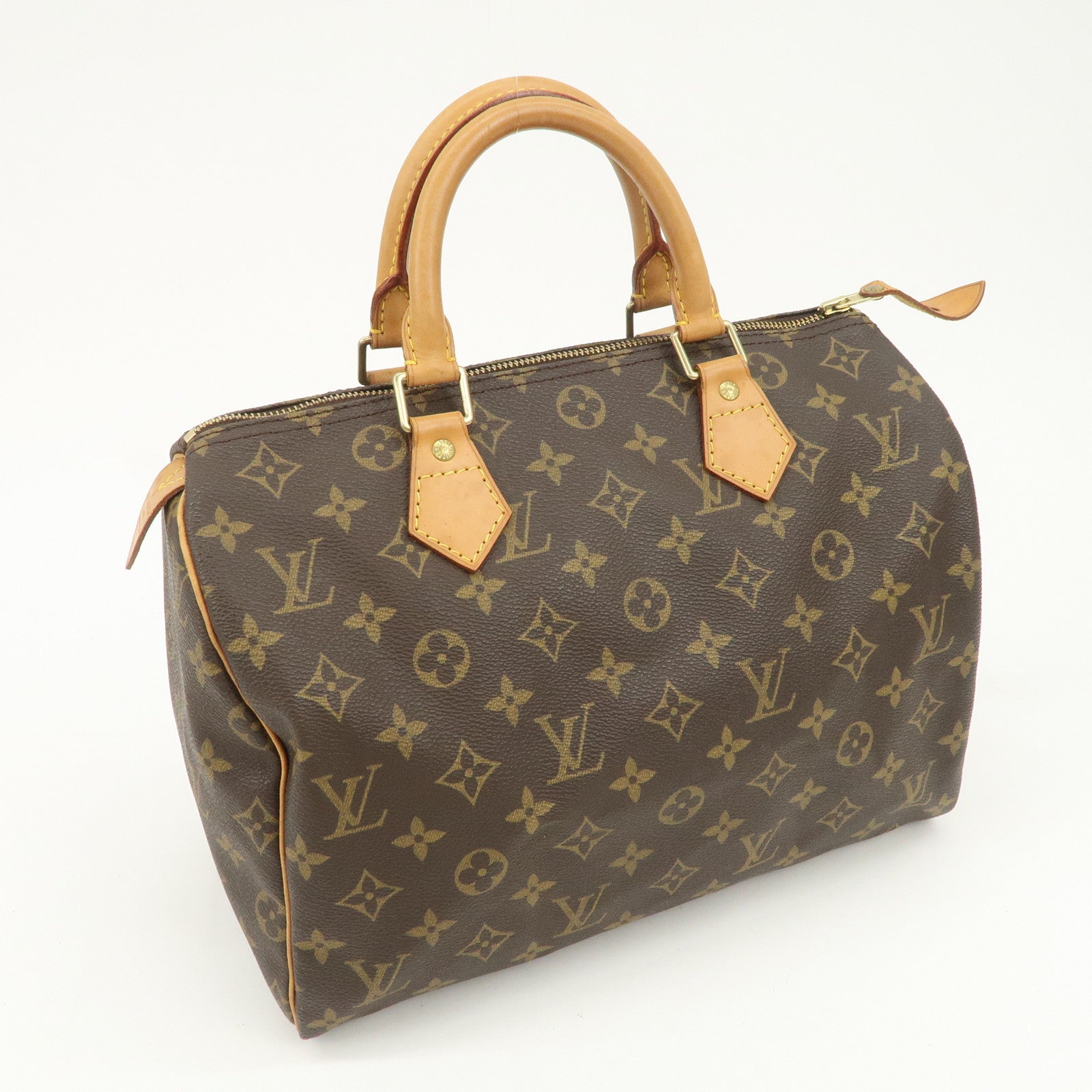 Louis Vuitton Monogram Speedy 30 Boston Bag Hand Bag Brown M41526