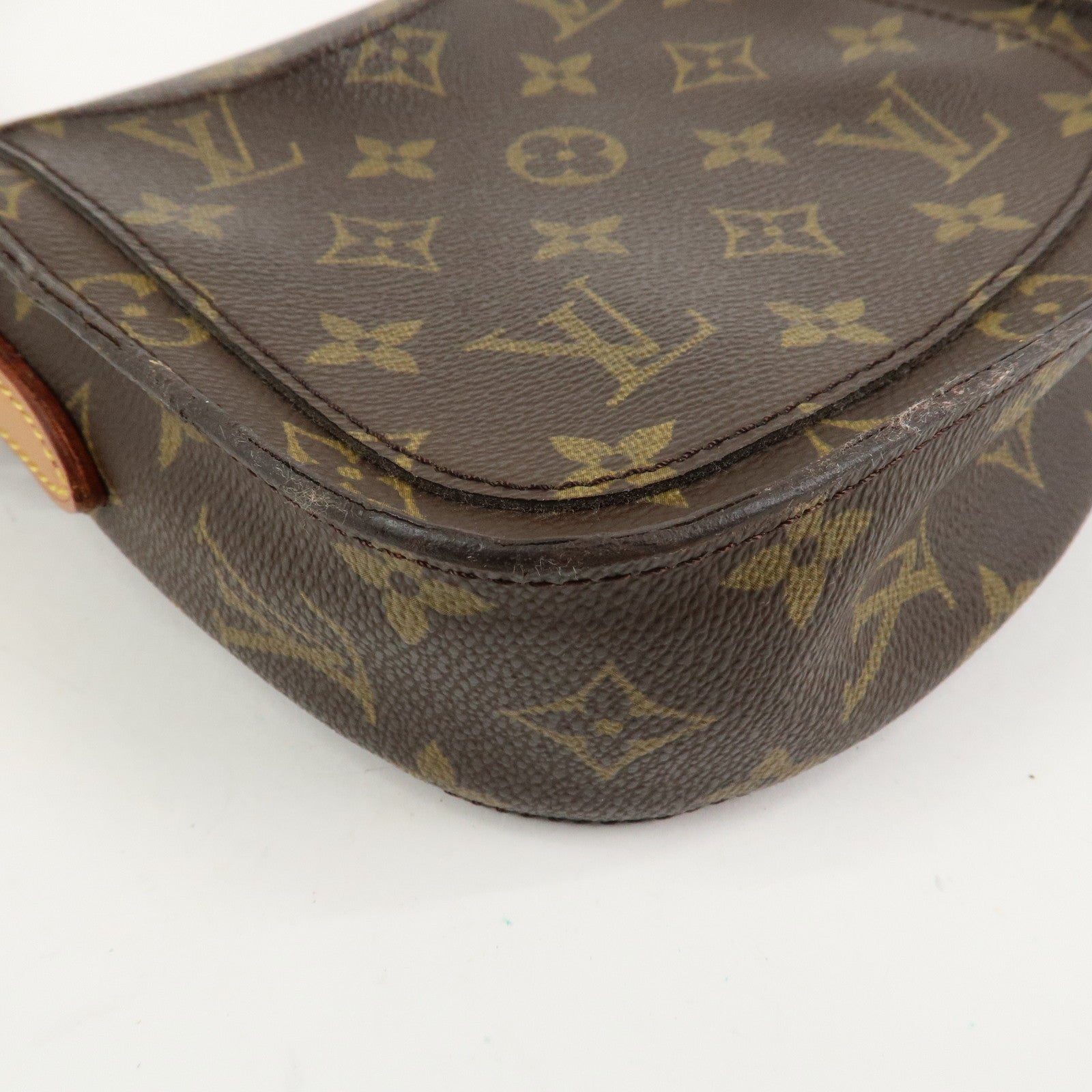 Louis Vuitton Monogram Saint Cloud MM Shoulder Bag Brown M51243