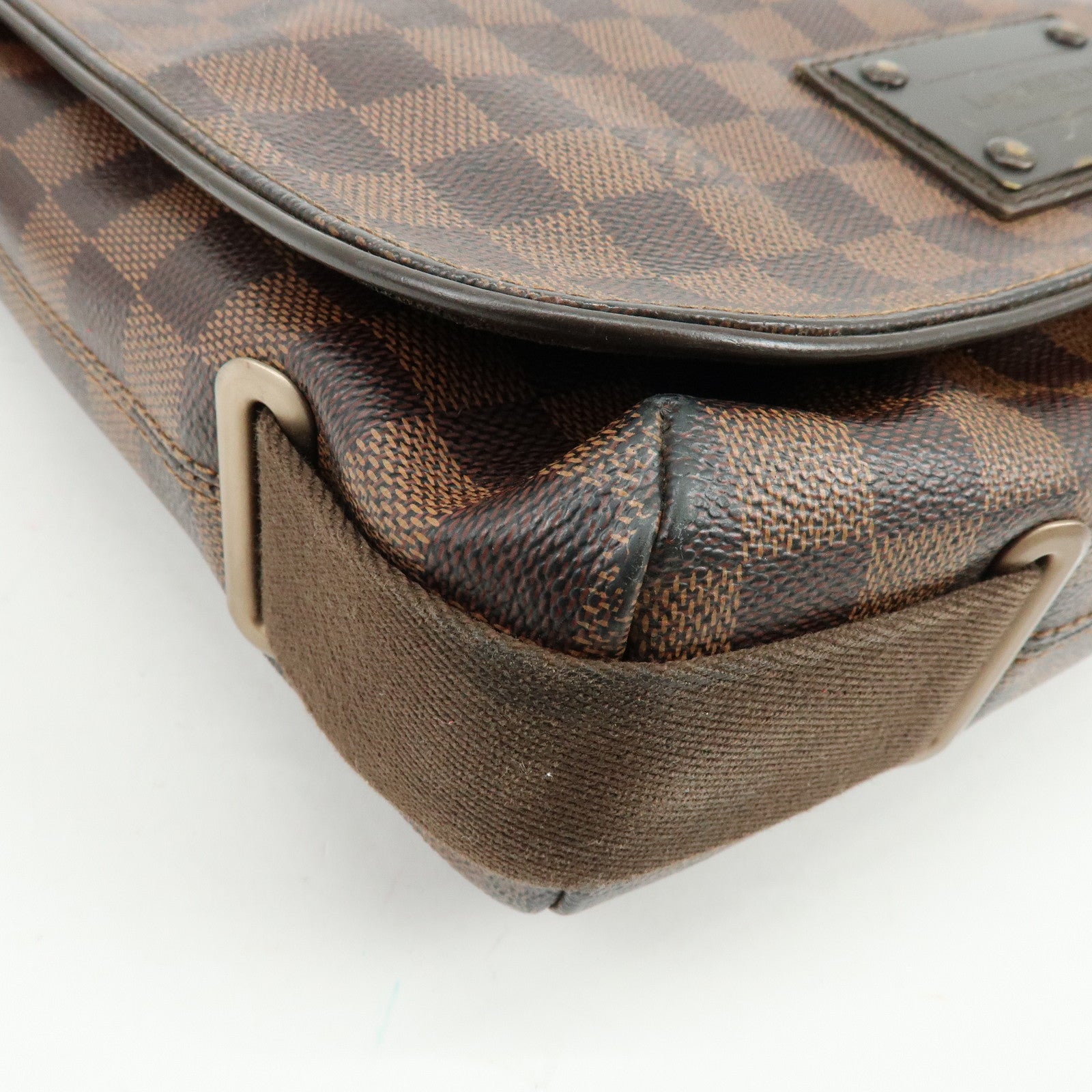 Louis Vuitton Damier Brooklyn Messenger Shoulder Bag Brown N51211