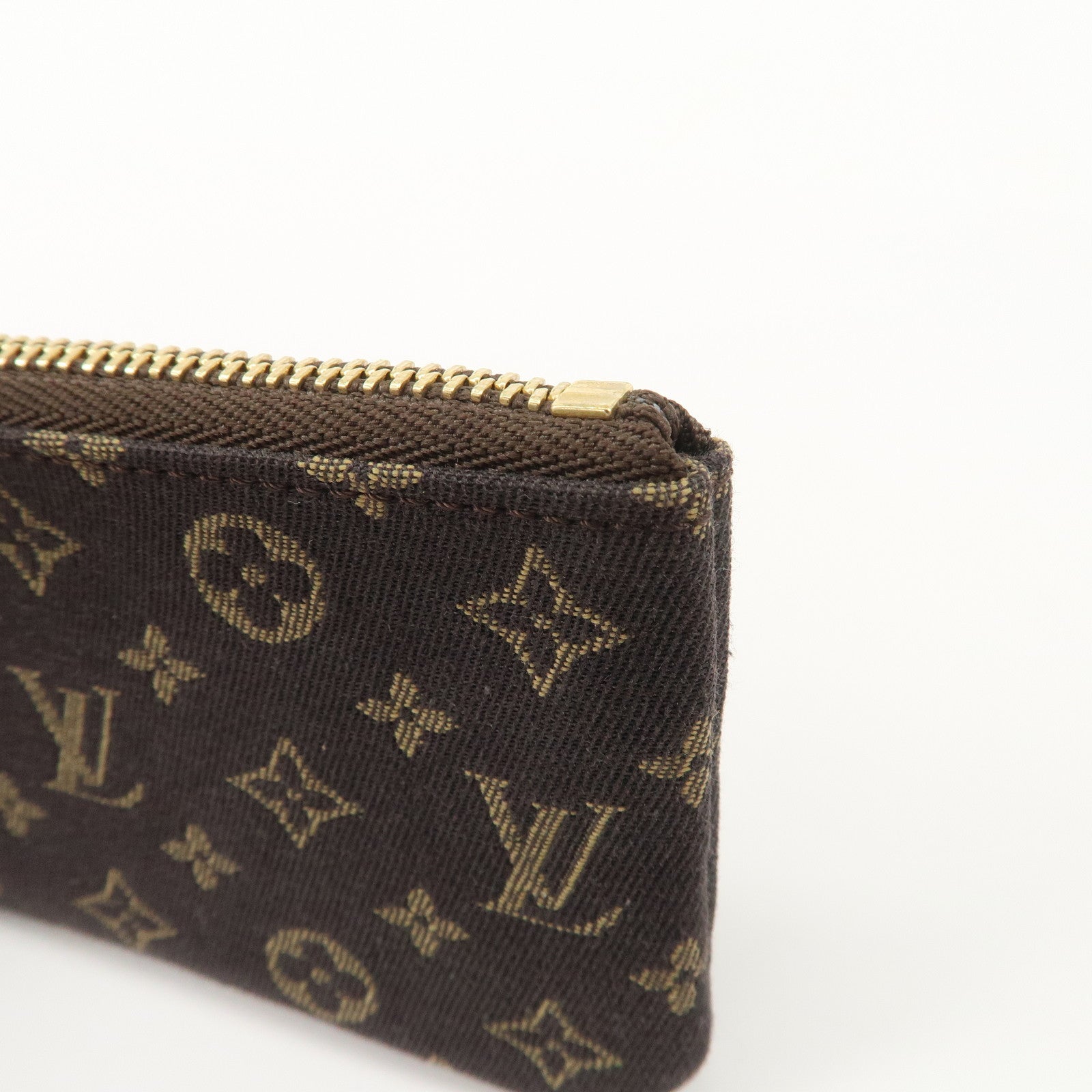 Louis Vuitton Monogram Mini Lin Pochette Cles Coin Case M95230
