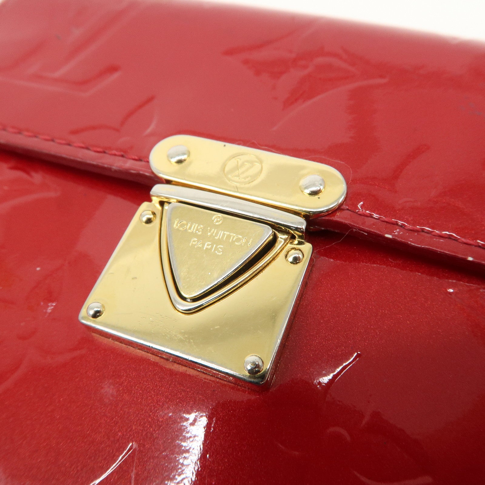 Louis Vuitton Monogram Vernis Leather Set of 2 Wallet M91979/M90203