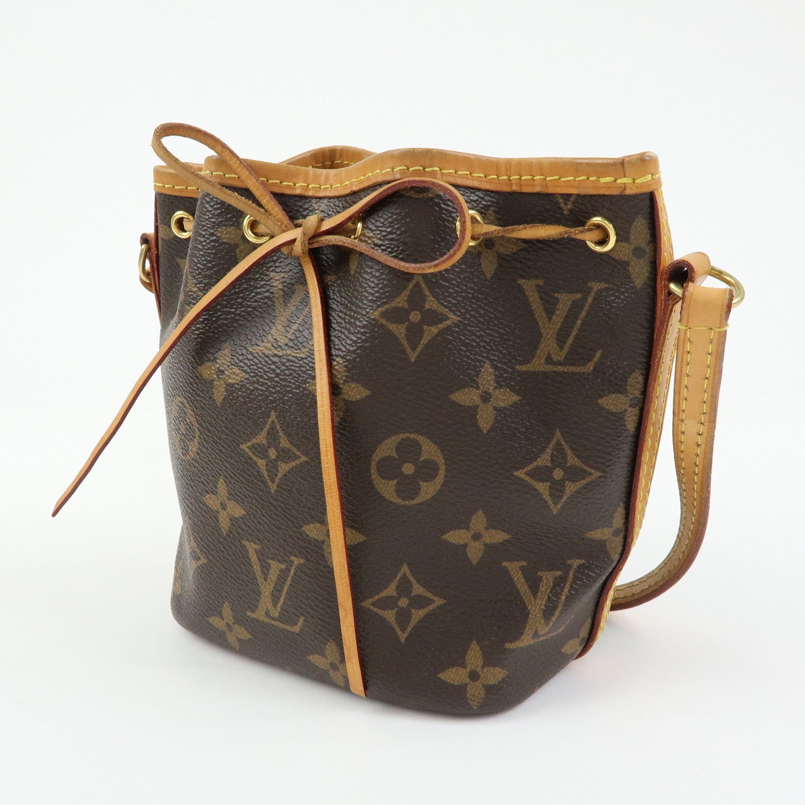 Louis Vuitton Monogram Nano Noe Shoulder Bag Crossbody Bag M41346