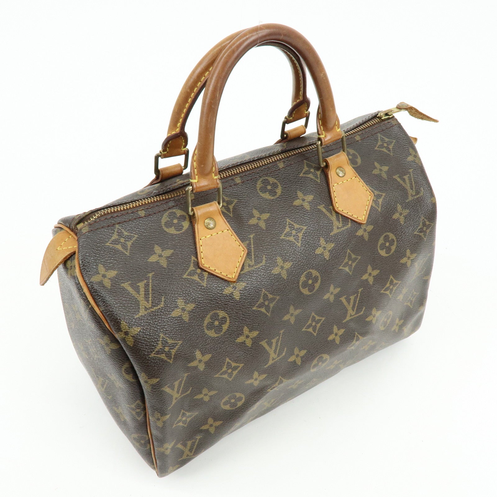 Louis Vuitton Monogram Speedy 30 Boston Bag Hand Bag Brown M41526