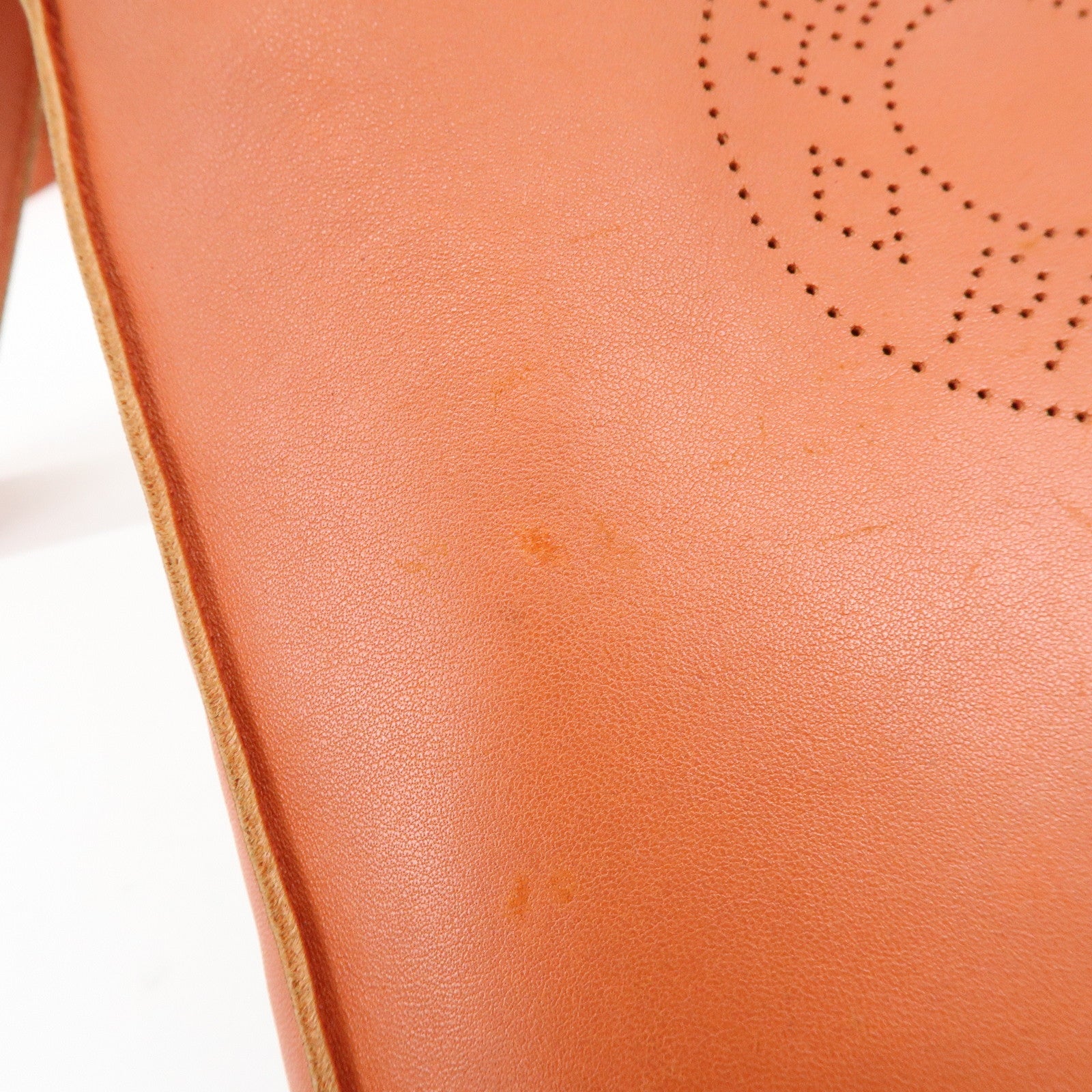 HERMES Leather Clou de Selle Shoulder Bag Crossbody Bag □P Stamped