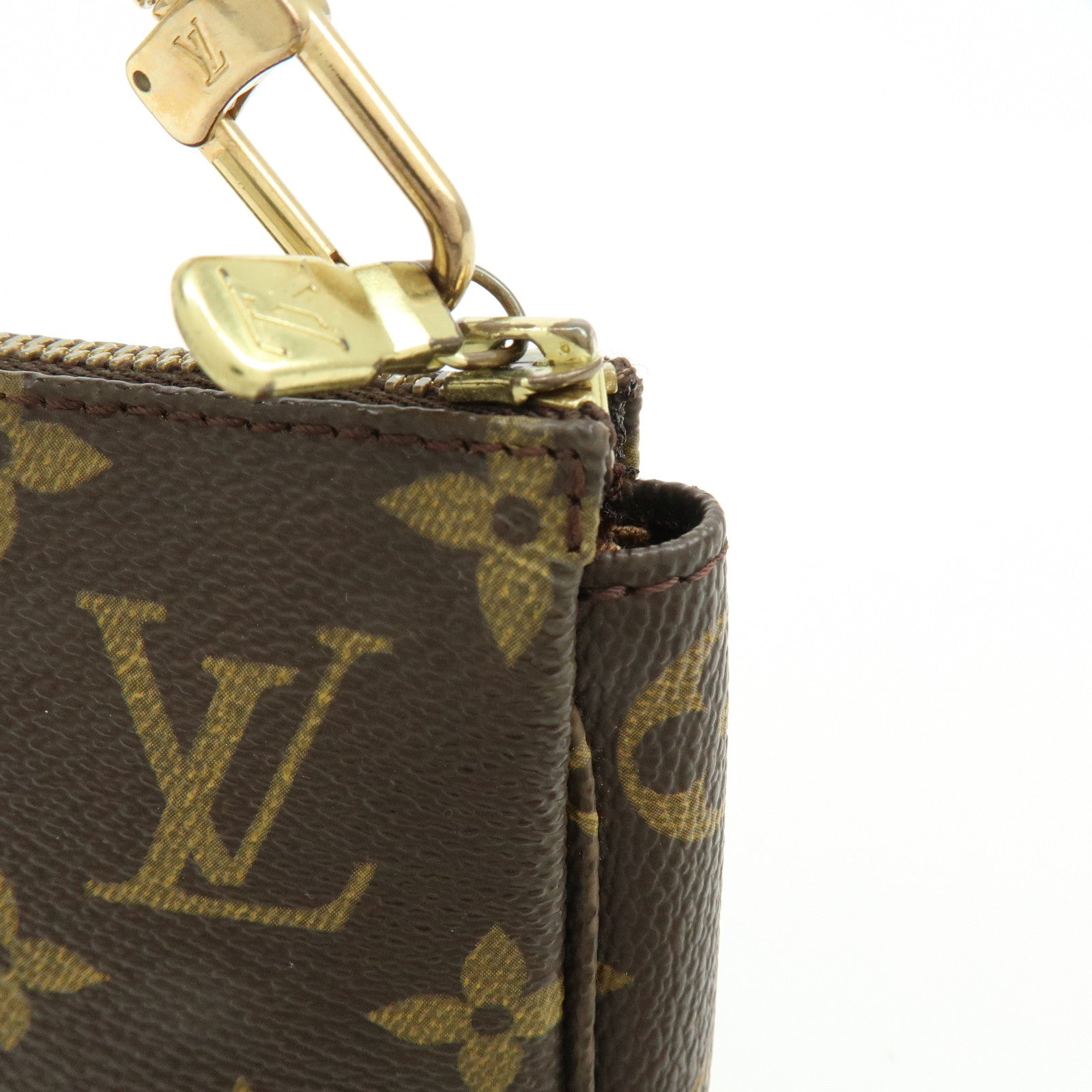 Louis Vuitton Monogram Pochette Accessoires Pouch Hand Bag M51980