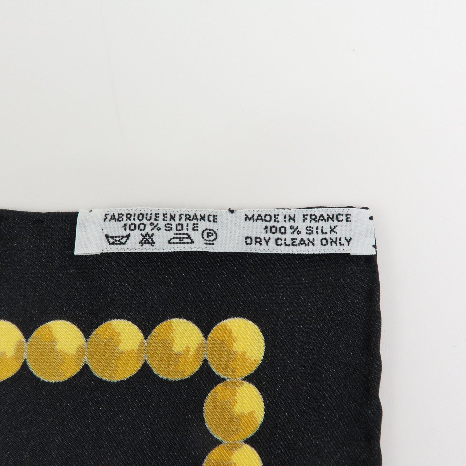 HERMES Carre 90 Silk 100% Scarf CUILLERS D'AFRIQUE Black Gold