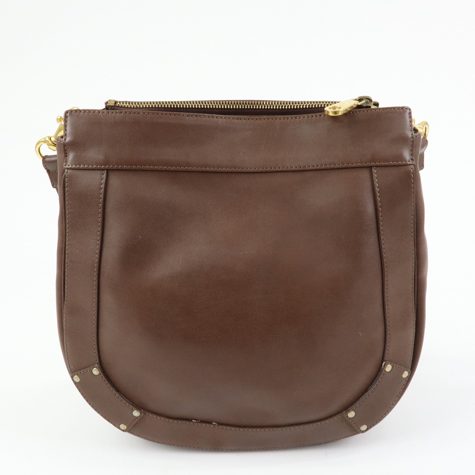 Chloe Eden Leather Shoulder Bag Crossbody Bag Brown