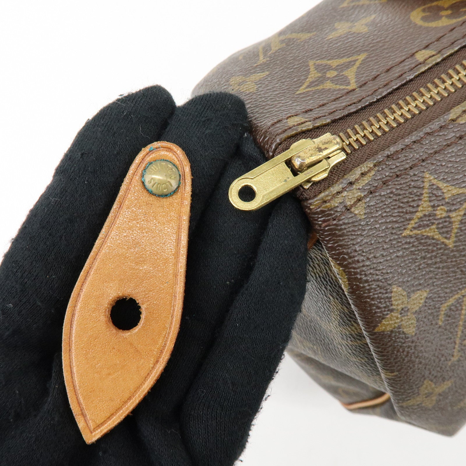 Louis Vuitton Monogram Speedy 30 Boston Bag Hand Bag Brown M41526