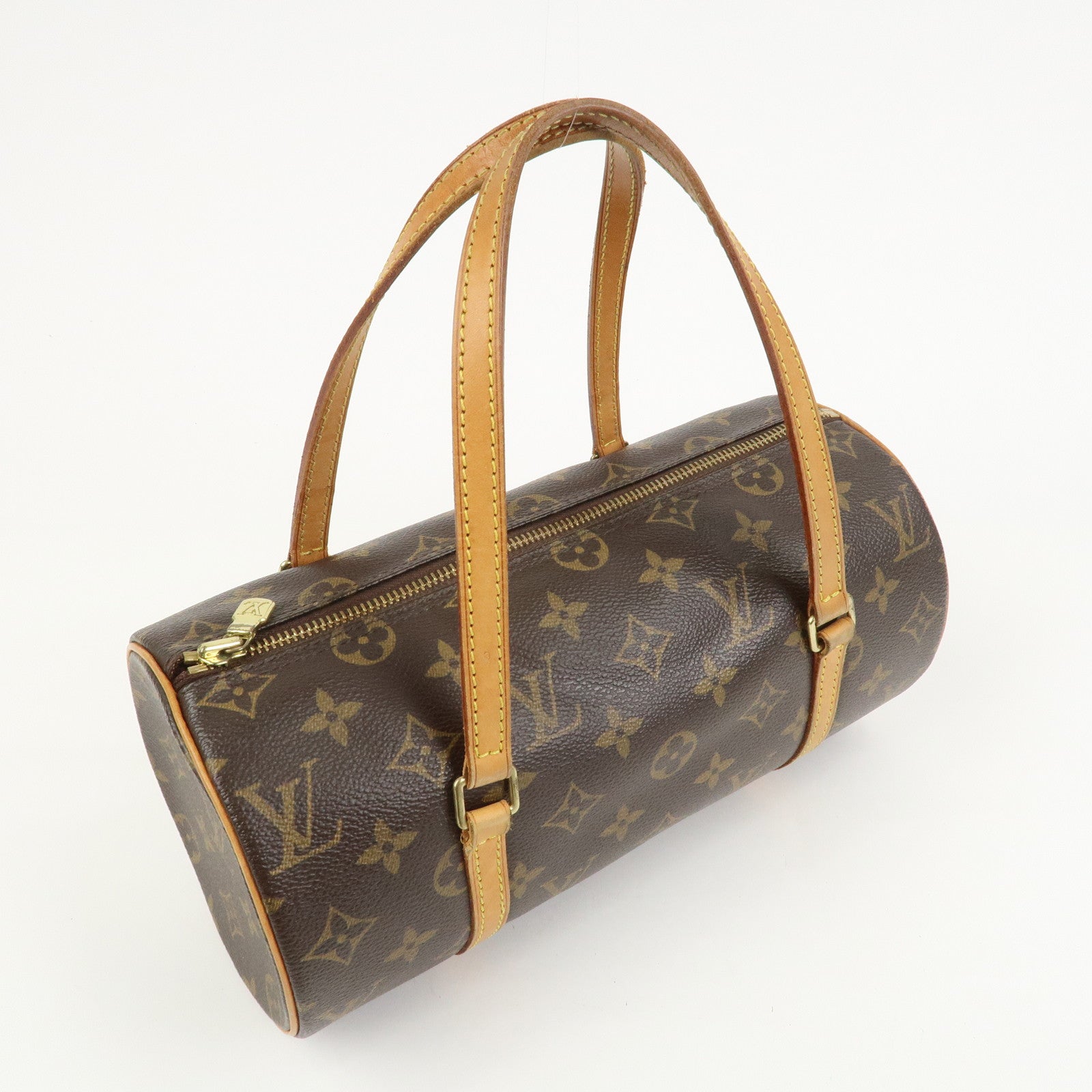 Louis Vuitton Monogram Papillon 26 Hand Bag Brown M51386