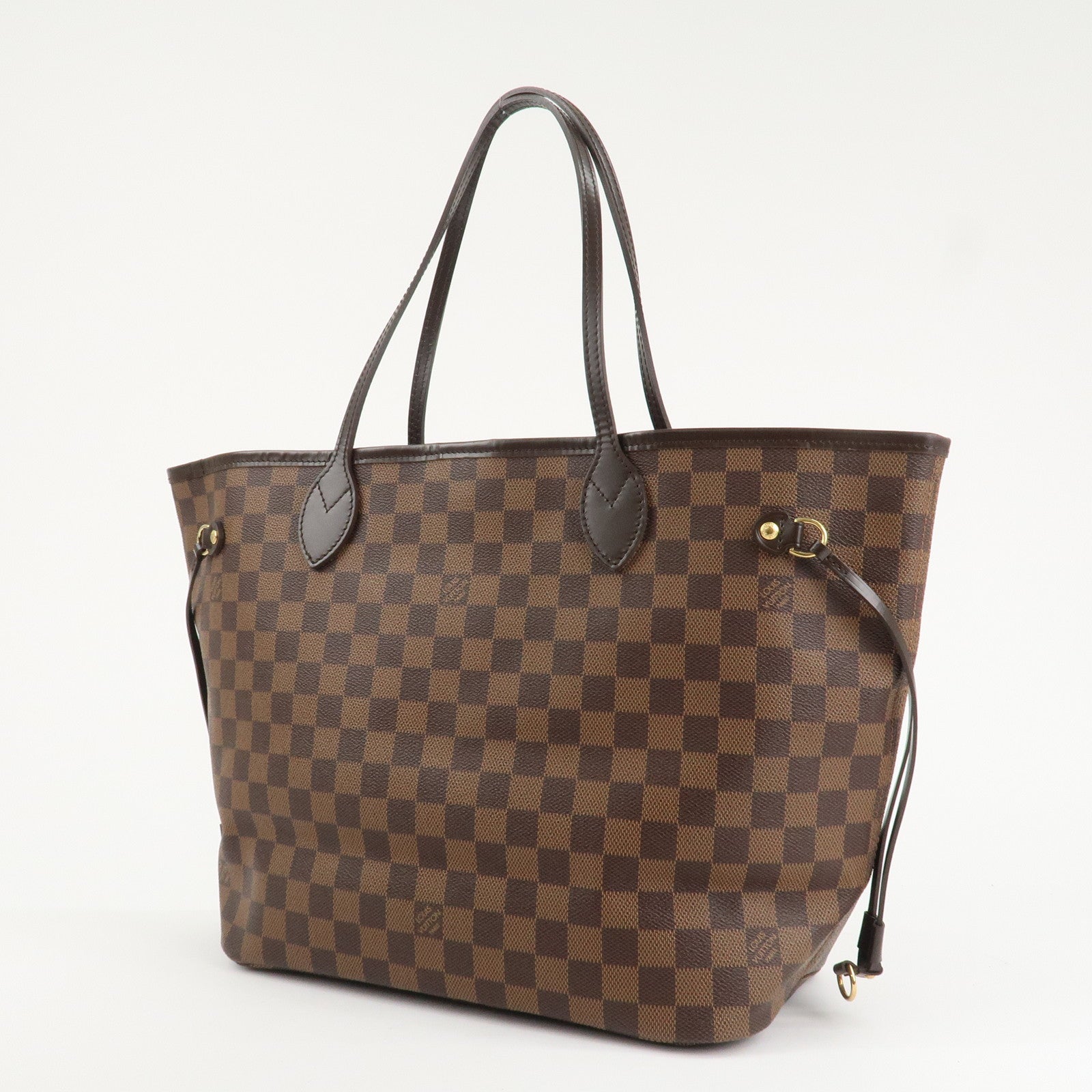 Louis Vuitton Damier Ebene Neverfull MM Tote Bag N51105 Used