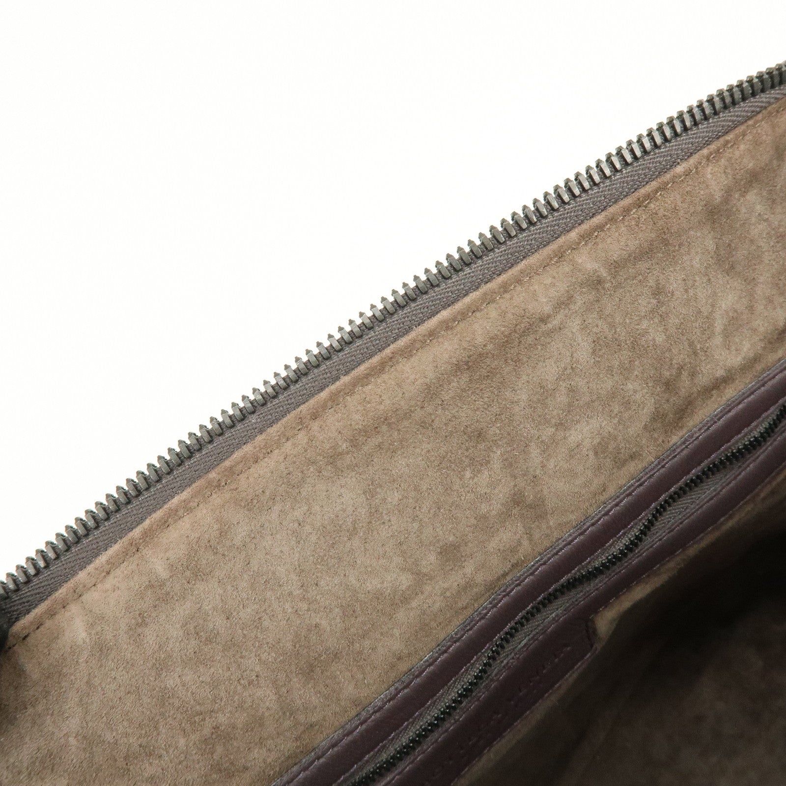 BOTTEGA VENETA Intrecciato Leather Shoulder Bag Brown 245355