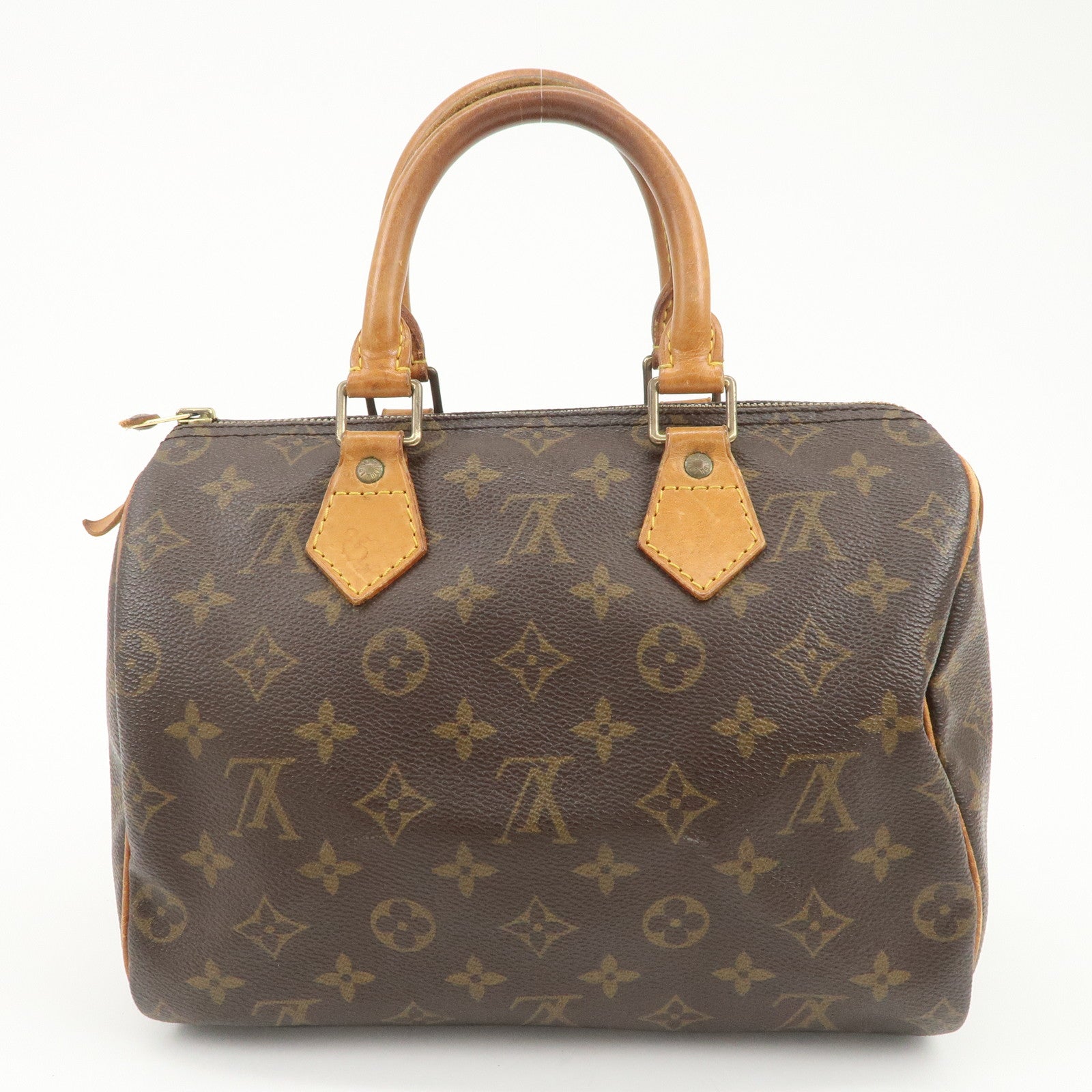 Louis Vuitton Monogram Speedy 25 Boston Bag Hand Bag Brown M41528
