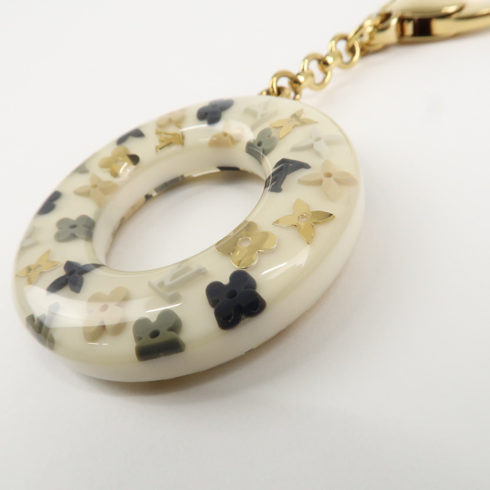 Louis Vuitton Monogram Porte Cles Marine Anchor Swim Ring Charm M66141 Used
