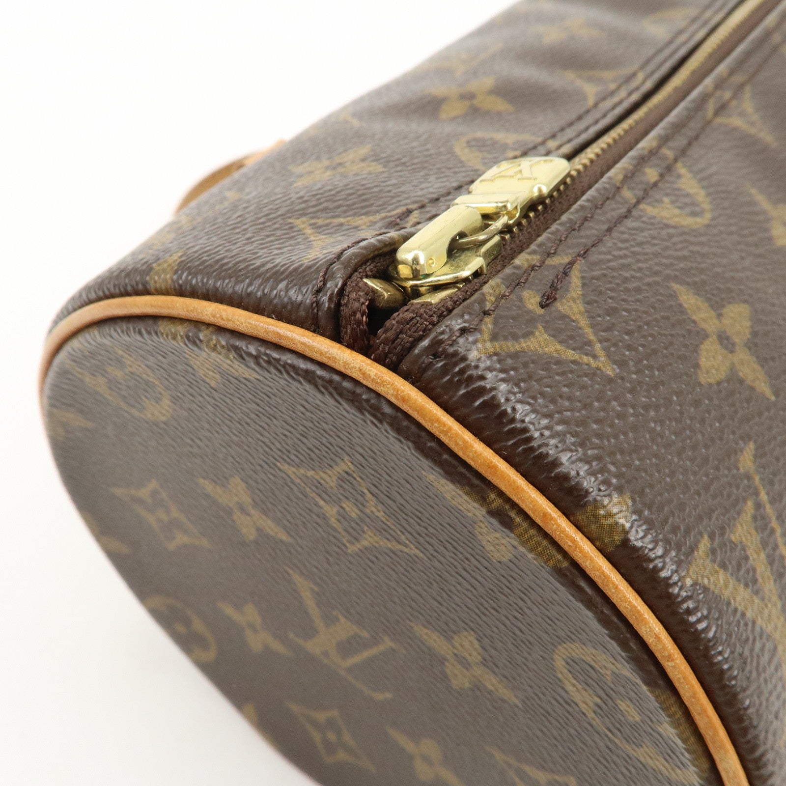 Louis Vuitton Monogram Papillon 26 Hand Bag Brown M51386