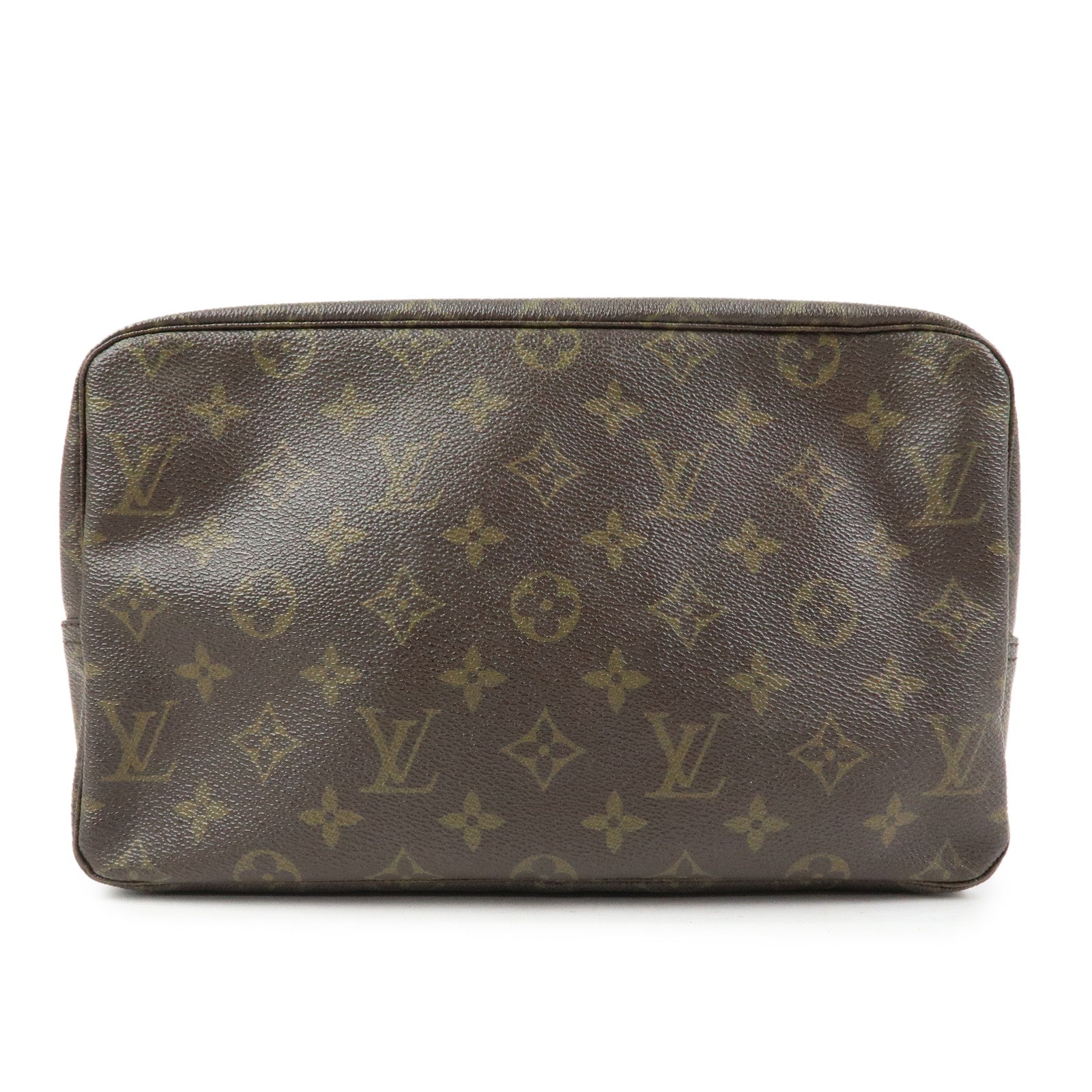 Louis Vuitton Monogram Trousse Toilette 28 Pouch Brown M47522