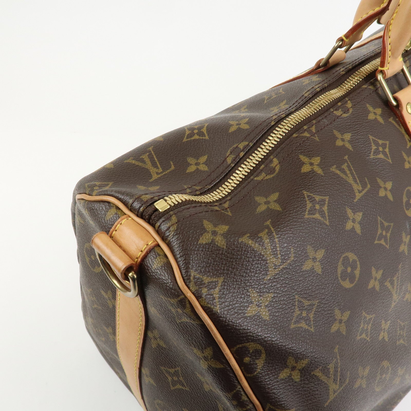 Louis Vuitton Monogram Keep All Bandouliere 55 Boston Bag M41414