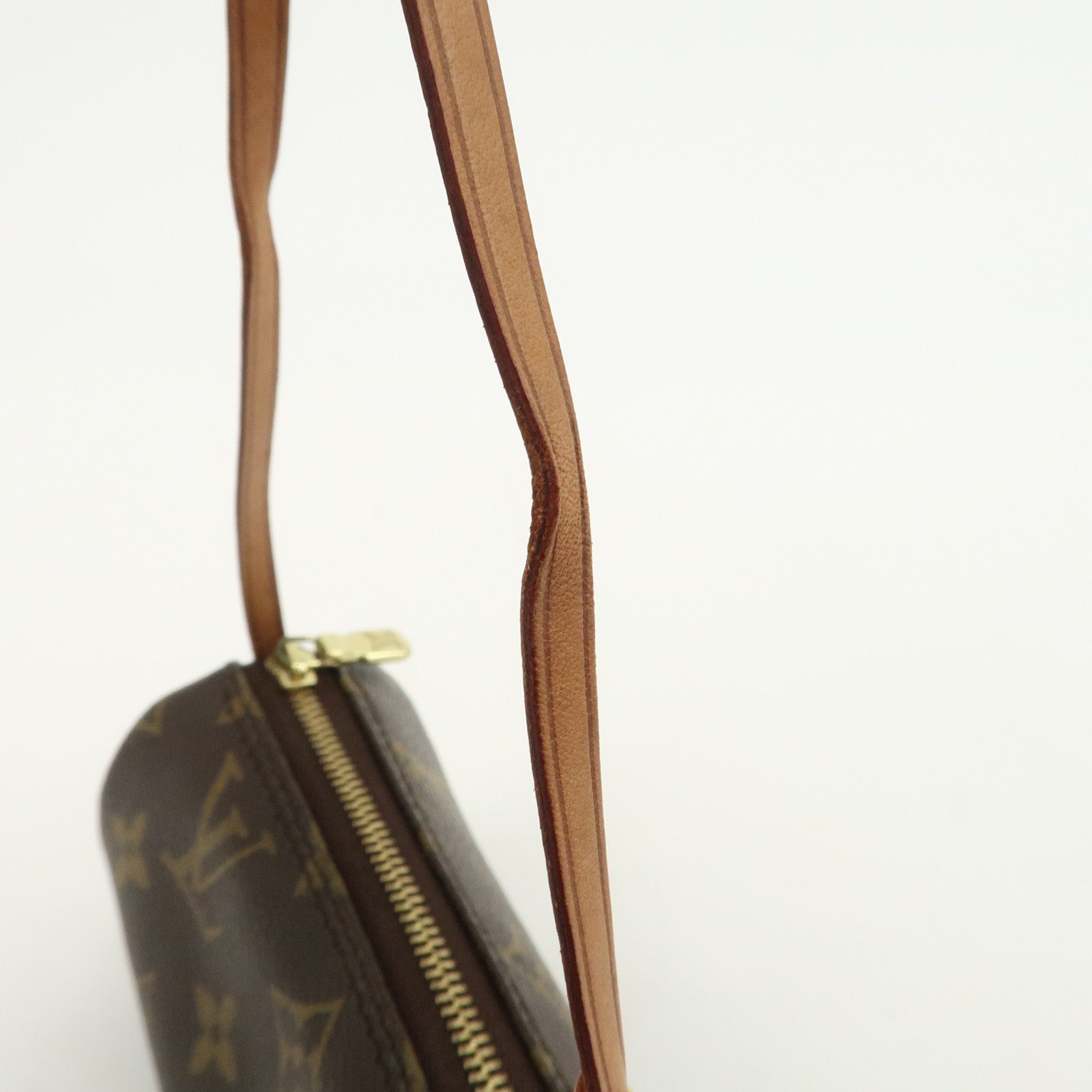 Louis Vuitton Monogram Mini Pouch for Papillon Bag New Style Brown