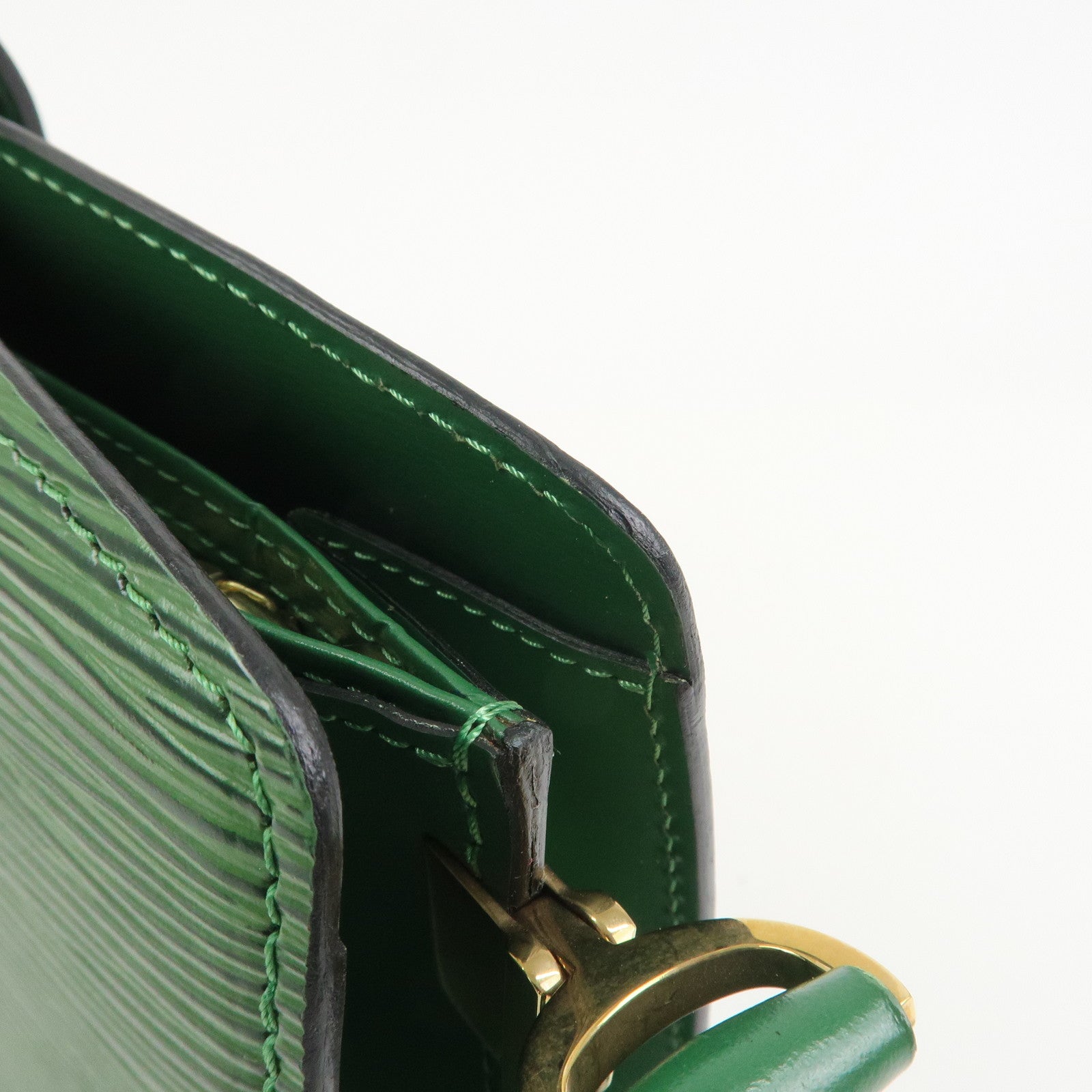 Louis Vuitton Epi Capucines Leather Shoulder Bag BorneoGreen M52344