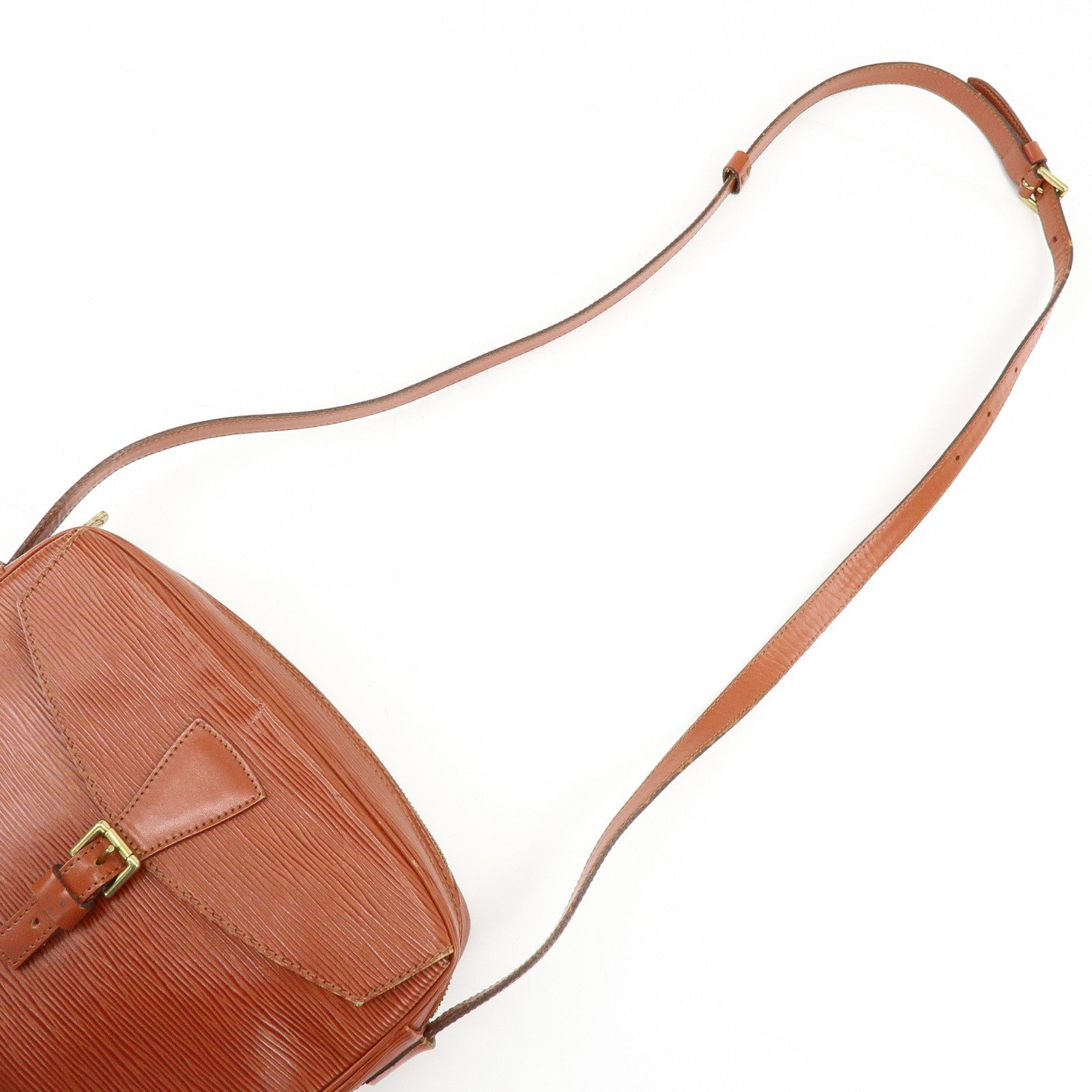 Louis Vuitton Epi Jeune Fille Shoulder Bag Kenya Brown M52153