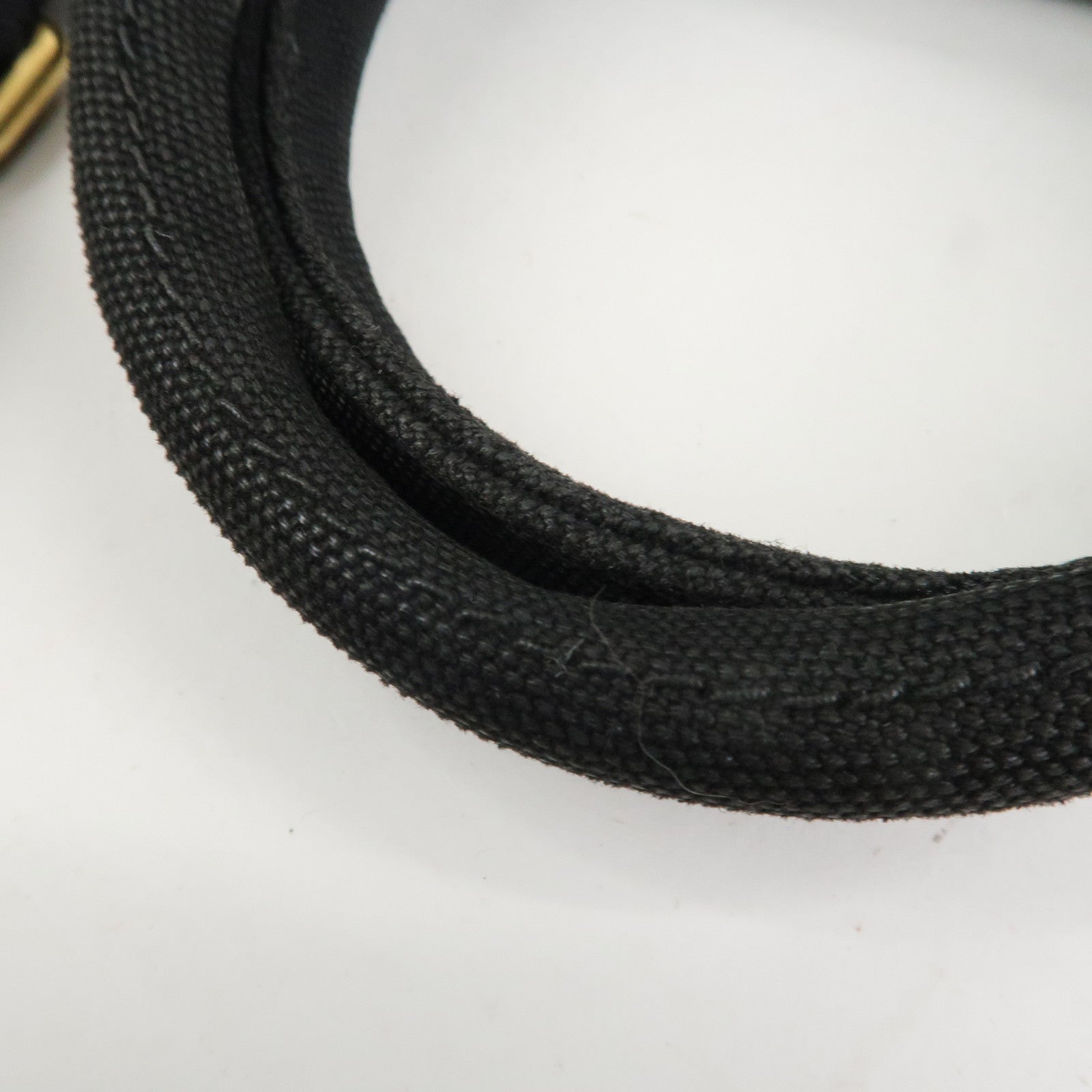 PRADA Canapa Mini Canvas 2Way Hand Bag Tote Bag Black 1BG439 Used