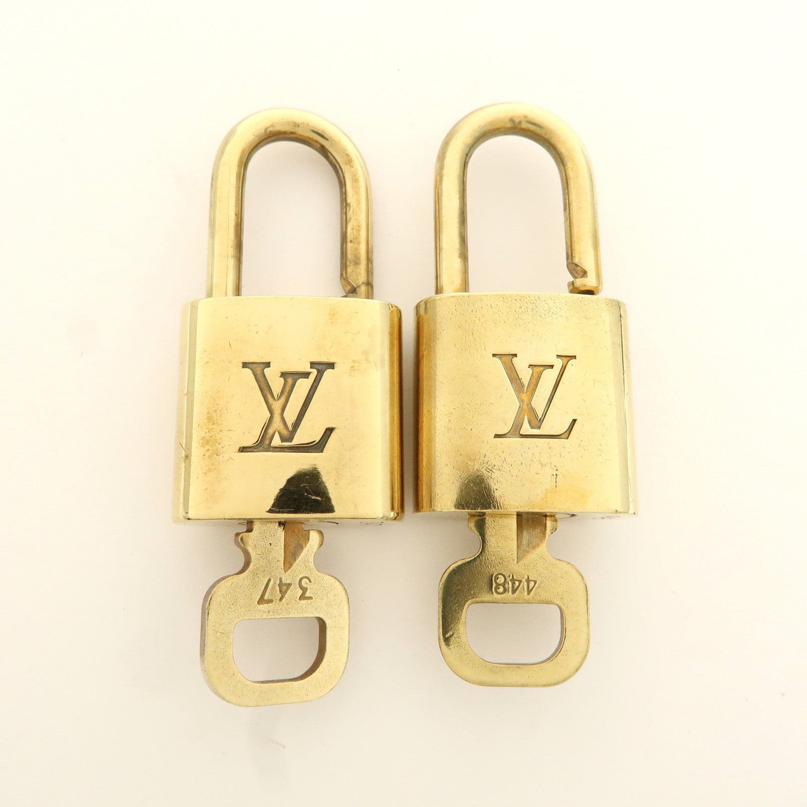 Louis Vuitton Set of 10 Lock & Key Cadena Key Lock