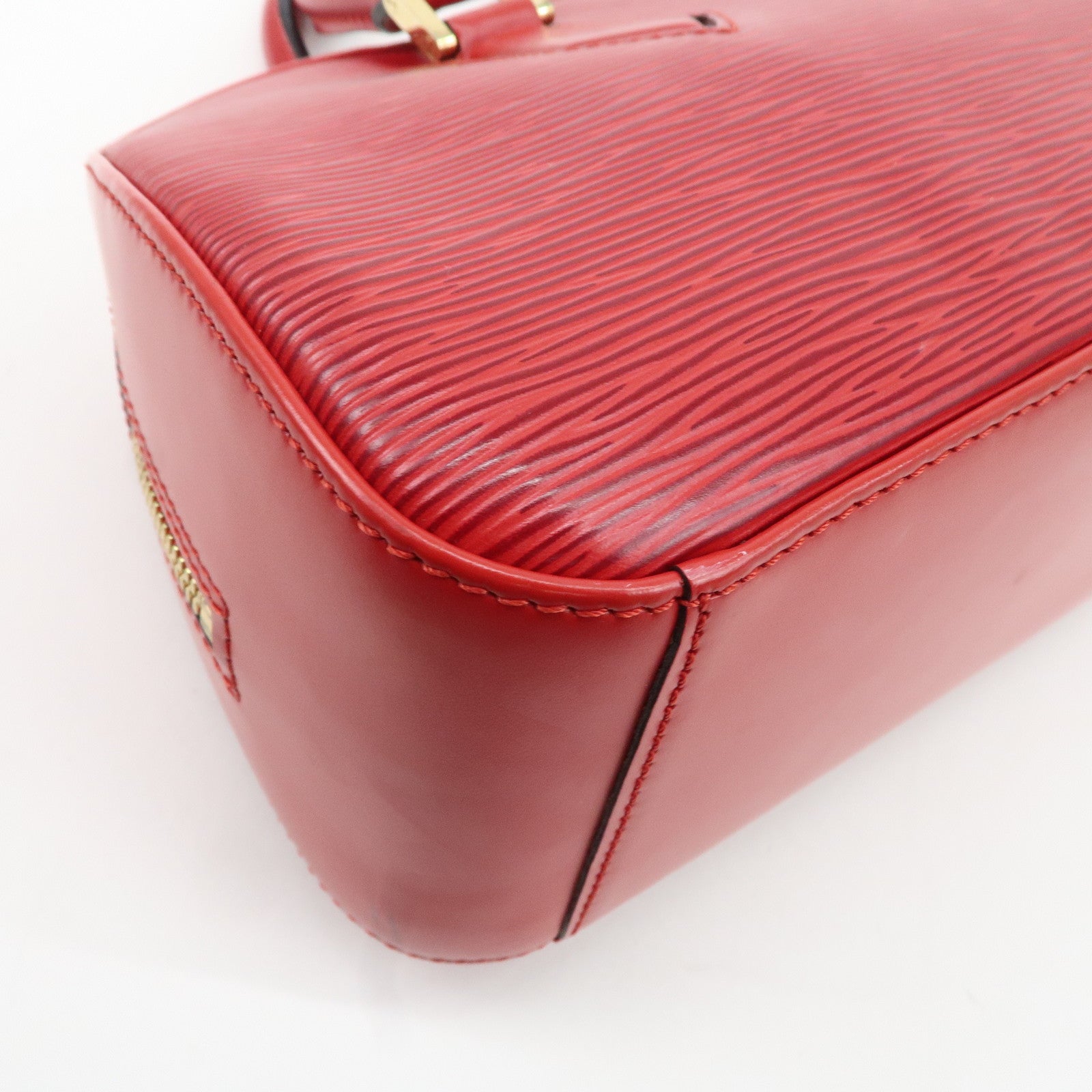 Louis Vuitton Epi Jasmine Hand Bag Castilian Red M52087