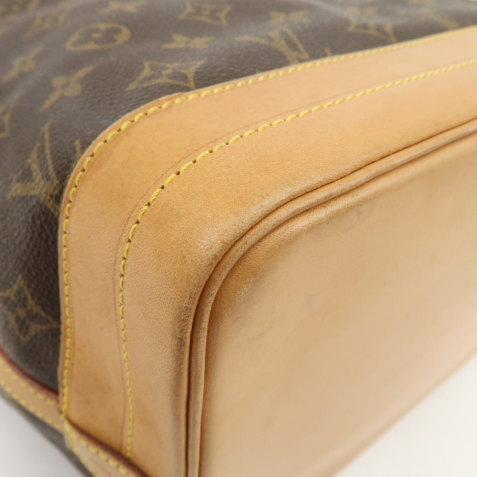 Louis Vuitton Monogram Noe Shoulder Bag Hand Bag Brown M42224 Used