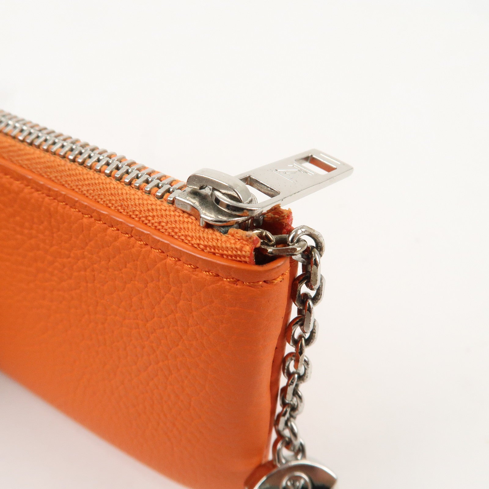 Louis Vuitton Aerogram Pochette Cles Coin Case Orange M81032