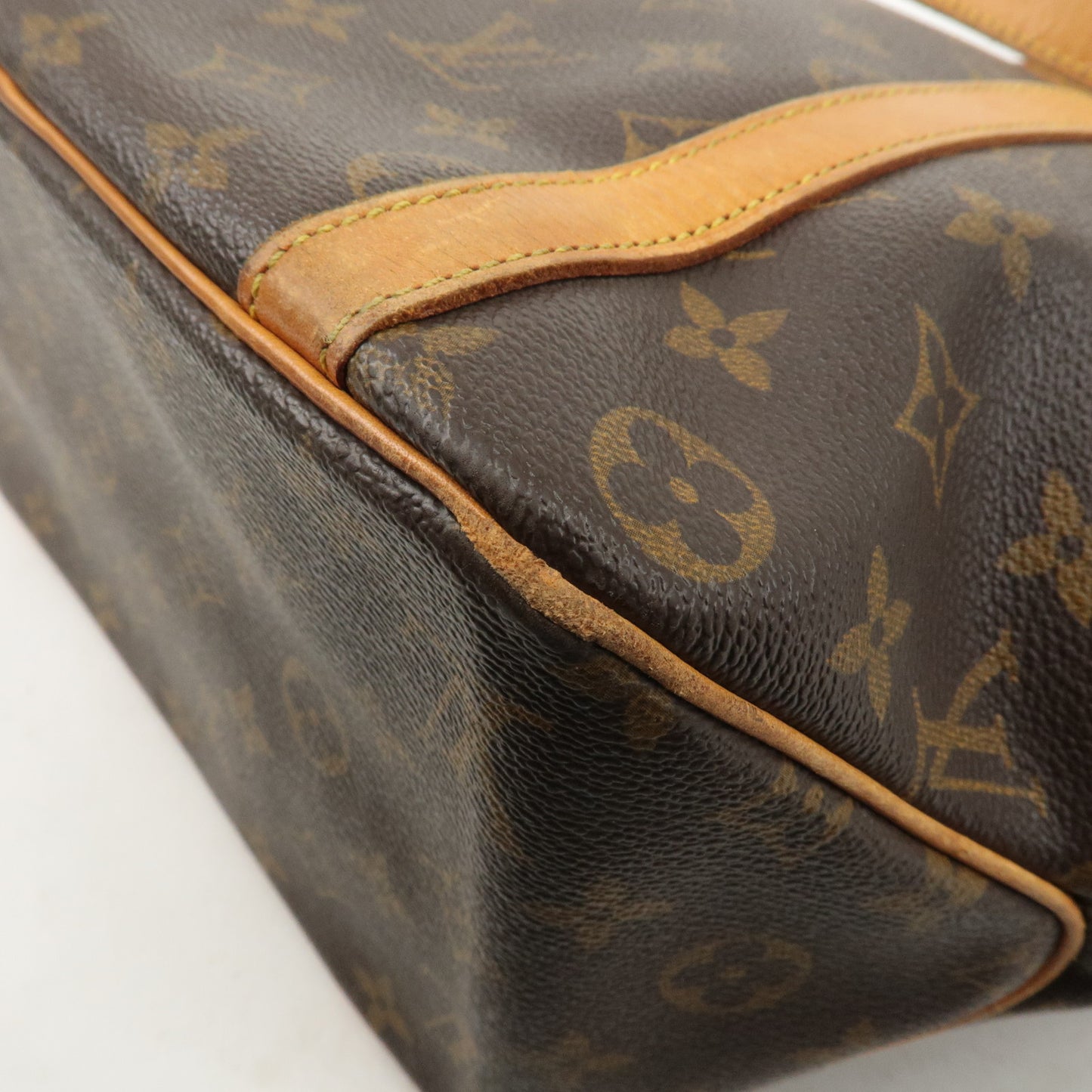 Louis Vuitton Monogram Sac Shopping Shoulder Bag Brown M51108