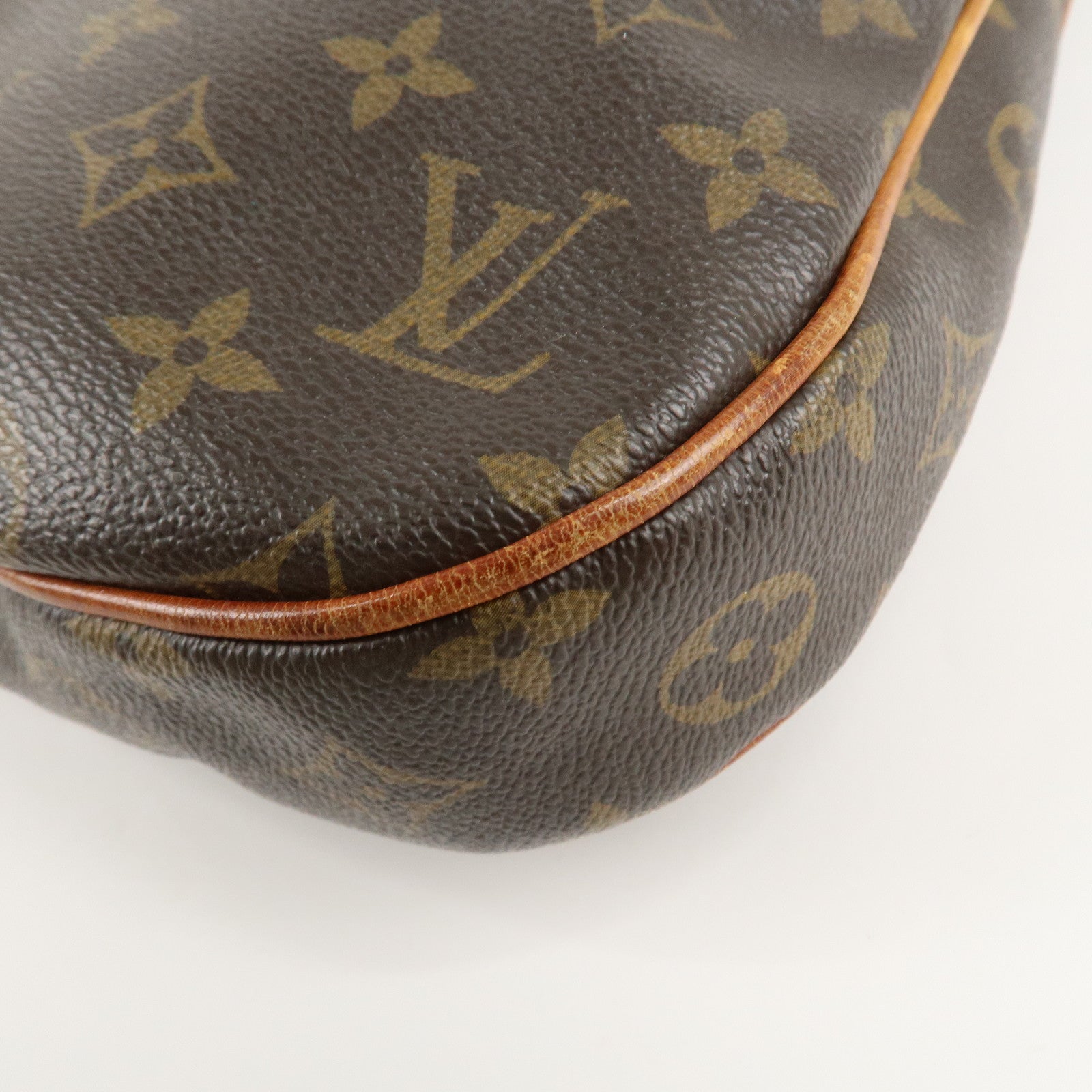 Louis Vuitton Monogram Odeon MM Shoulder Bag Brown M56389