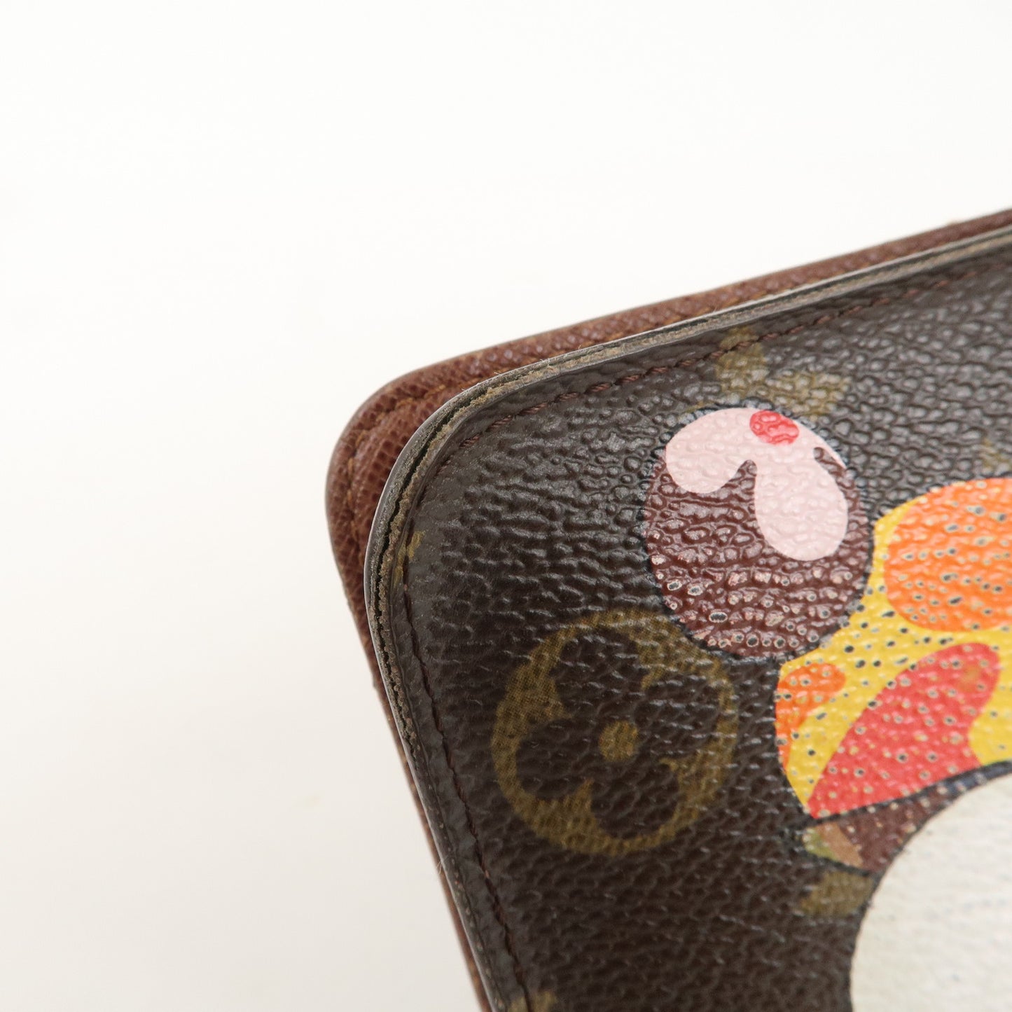 Louis Vuitton Murakami Panda Print Porte Monnaie Zip Wallet M61729